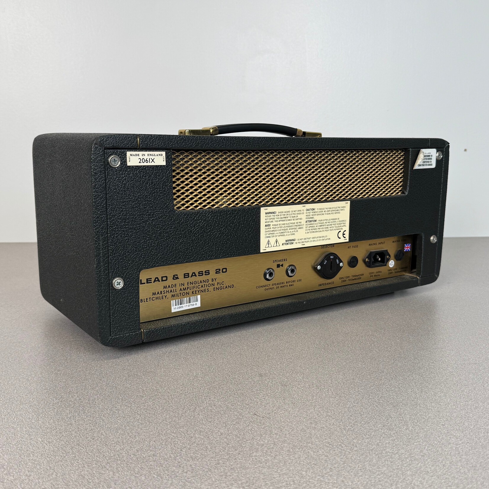 Marshall 2005 Marshall JMP 2061X Lead & Bass 20 HW