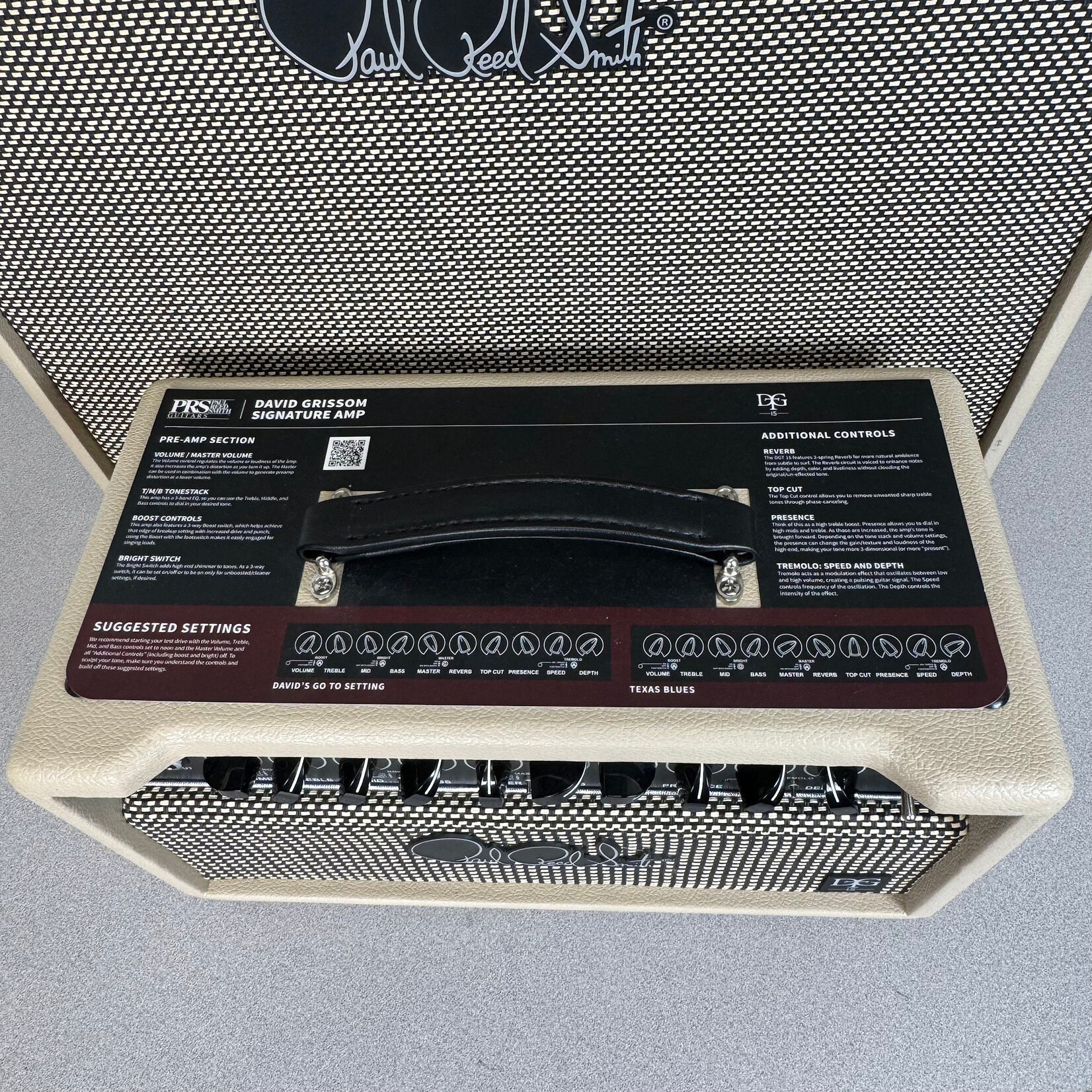 Paul Reed Smith PRS DGT David Grissom Signature Amplifier Head & Cab