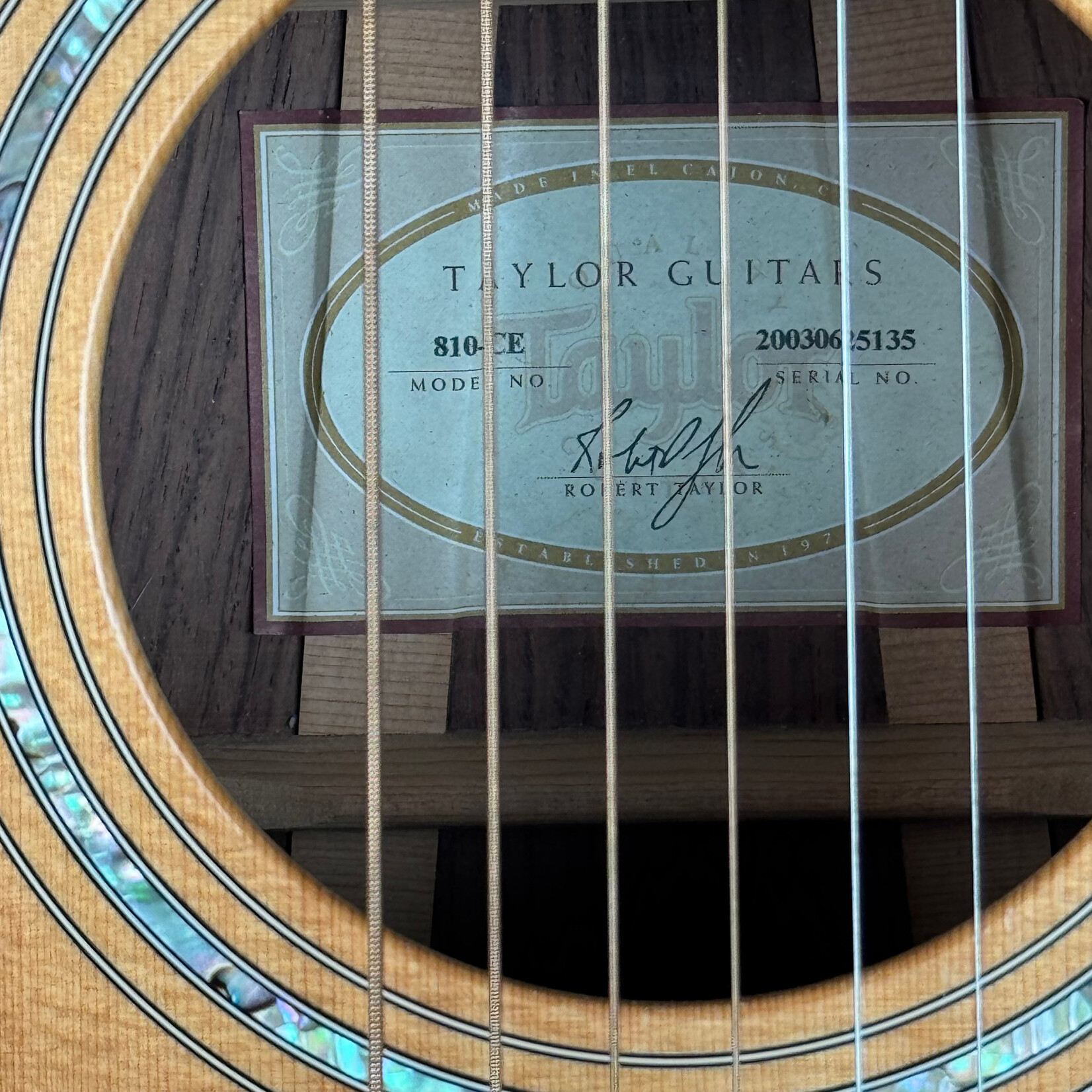 Taylor 2003 Taylor 810-CE