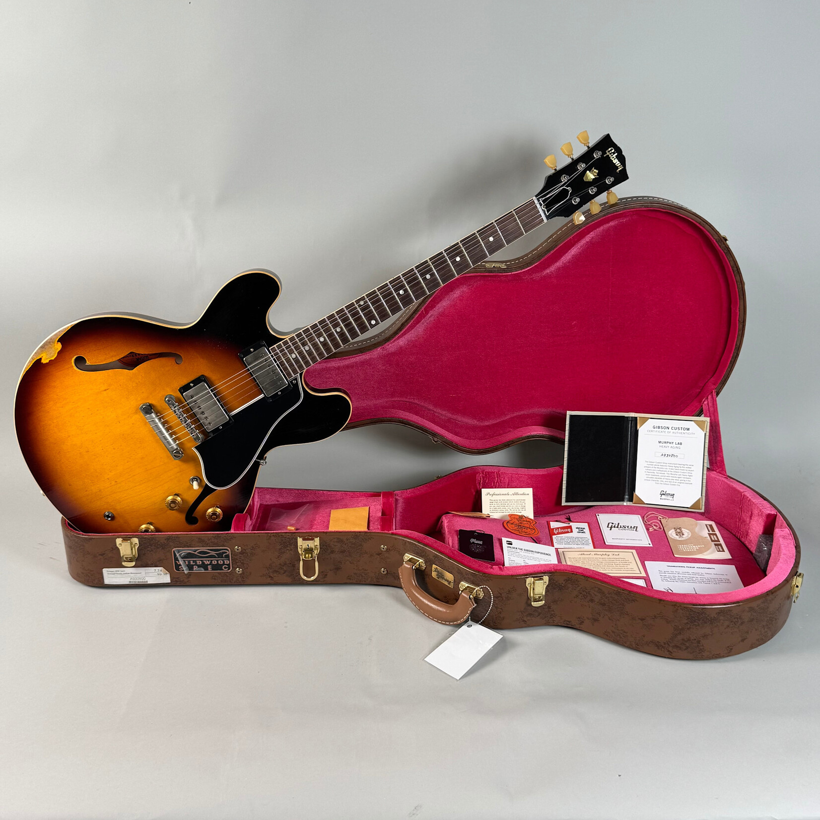 Gibson 2023 Gibson '59 Reissue ES-335 Dot Sunburst Murphy Lab Heavy Aging