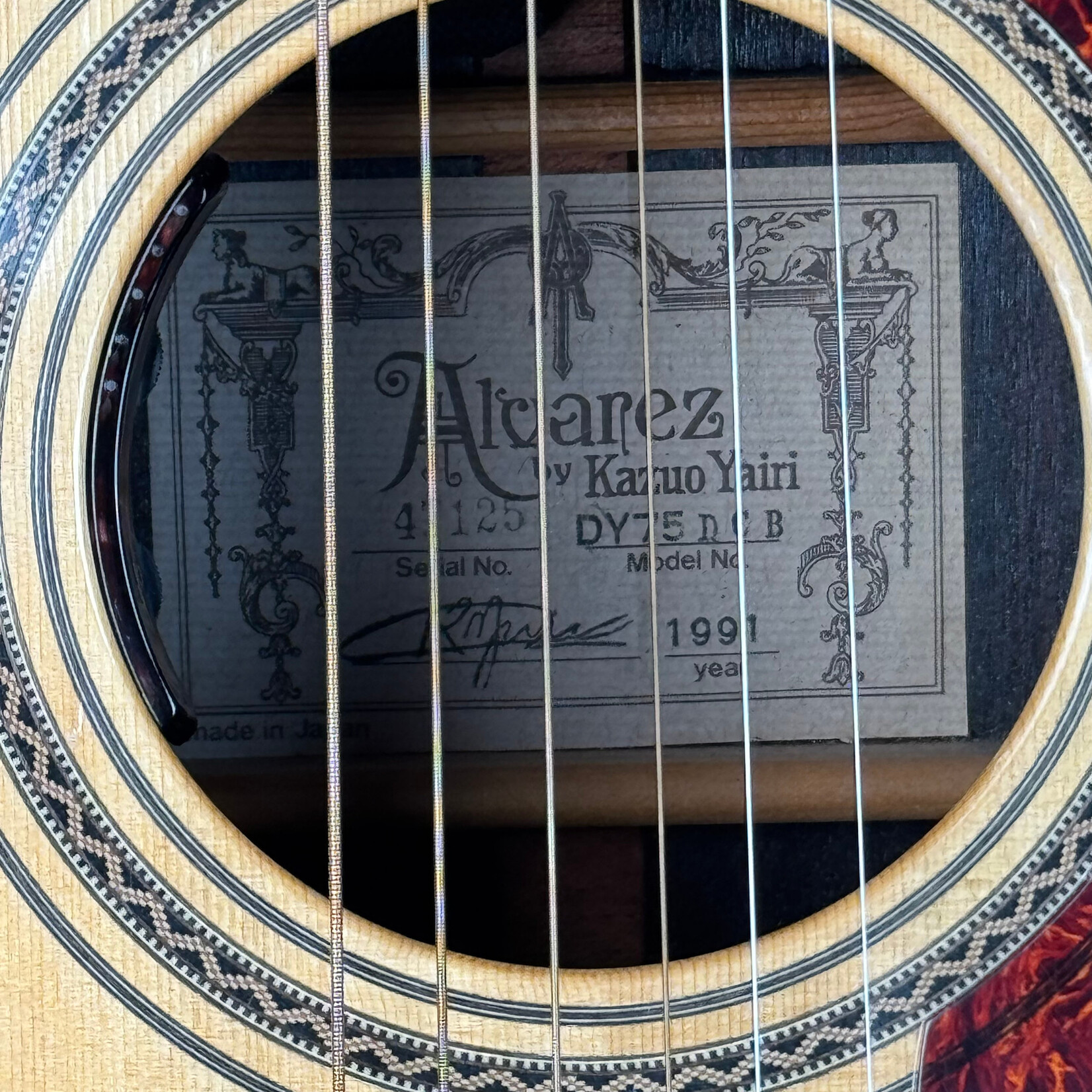 Alvarez 1991 Alvarez Yairi DY75 DCB W/ Case