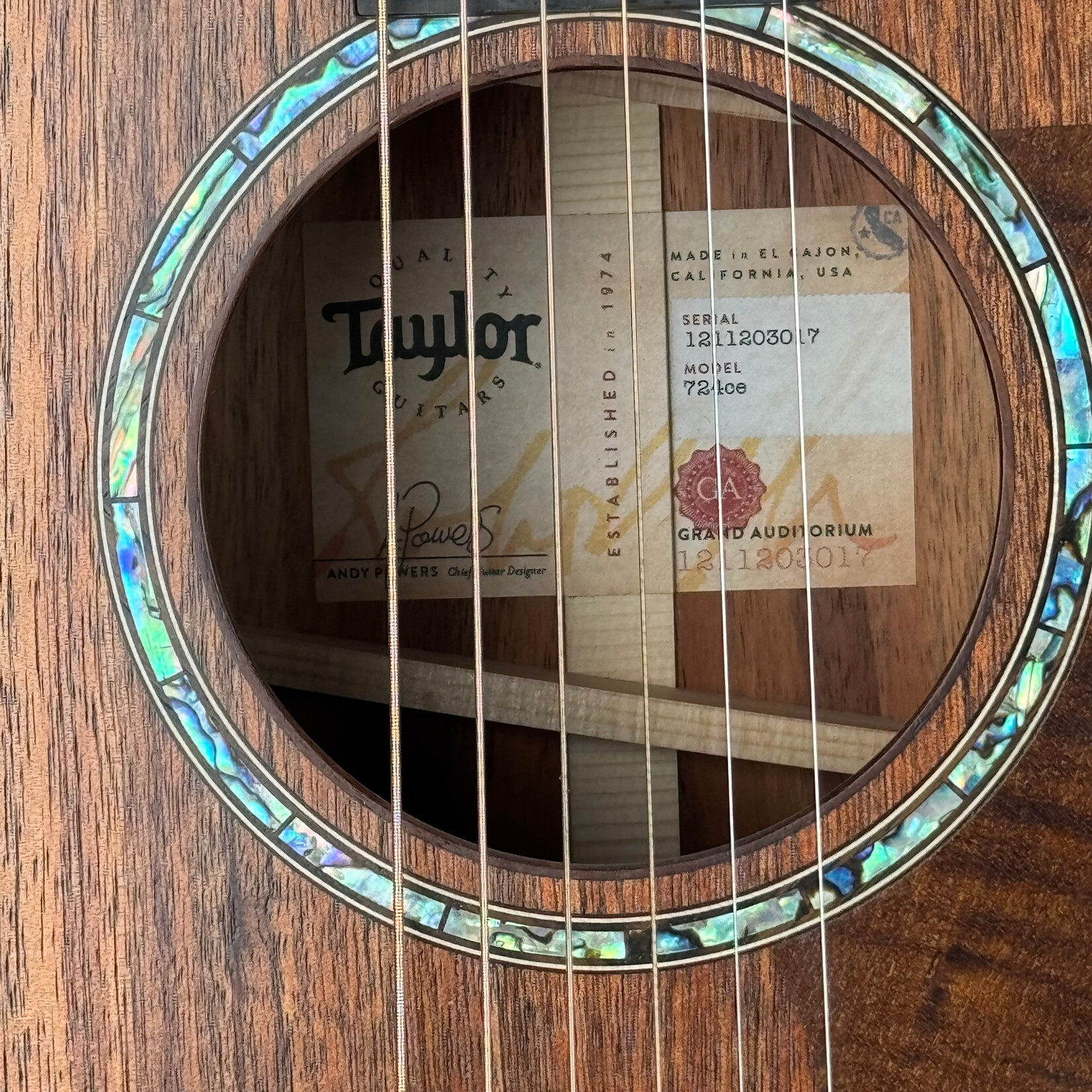 Taylor Taylor 724ce w/ OHSC
