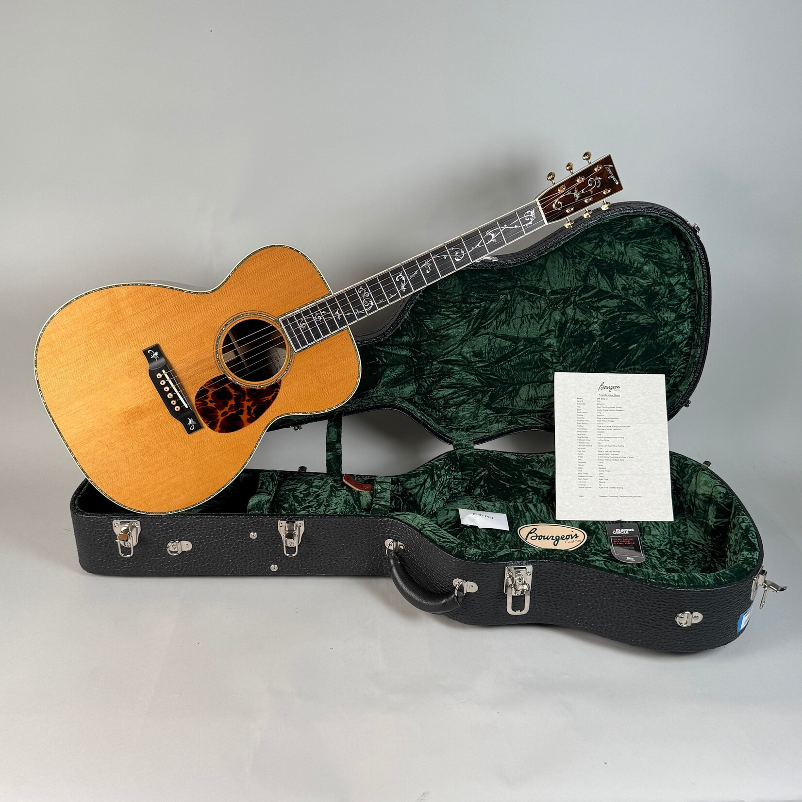 Bourgeois 2017 Bourgeois OM-Style 45 Adi/Brazilian