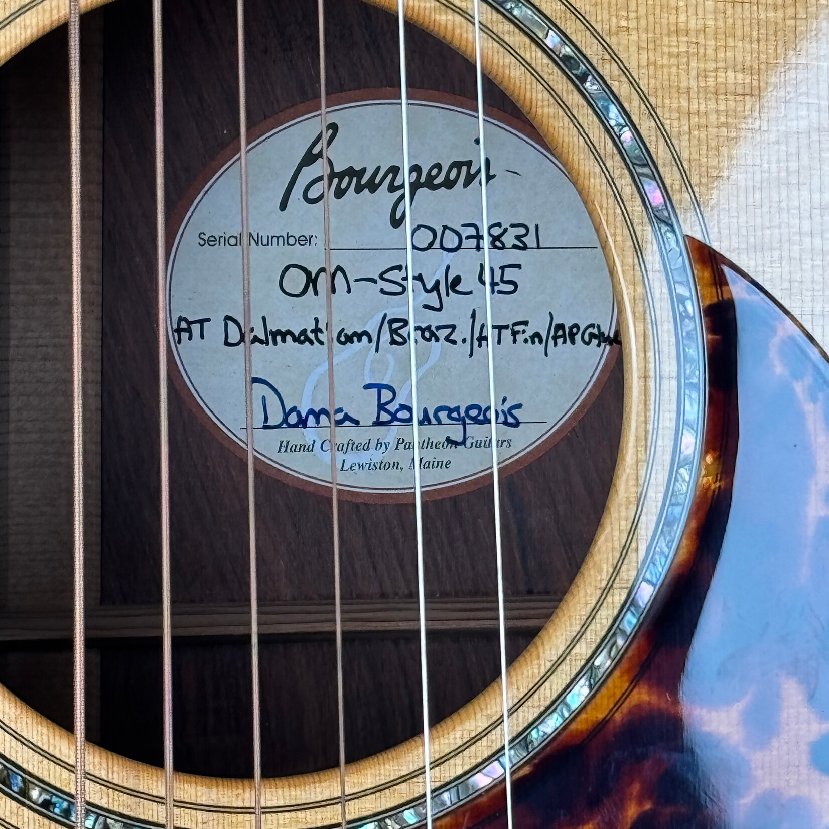 Bourgeois 2017 Bourgeois OM-Style 45 Adi/Brazilian