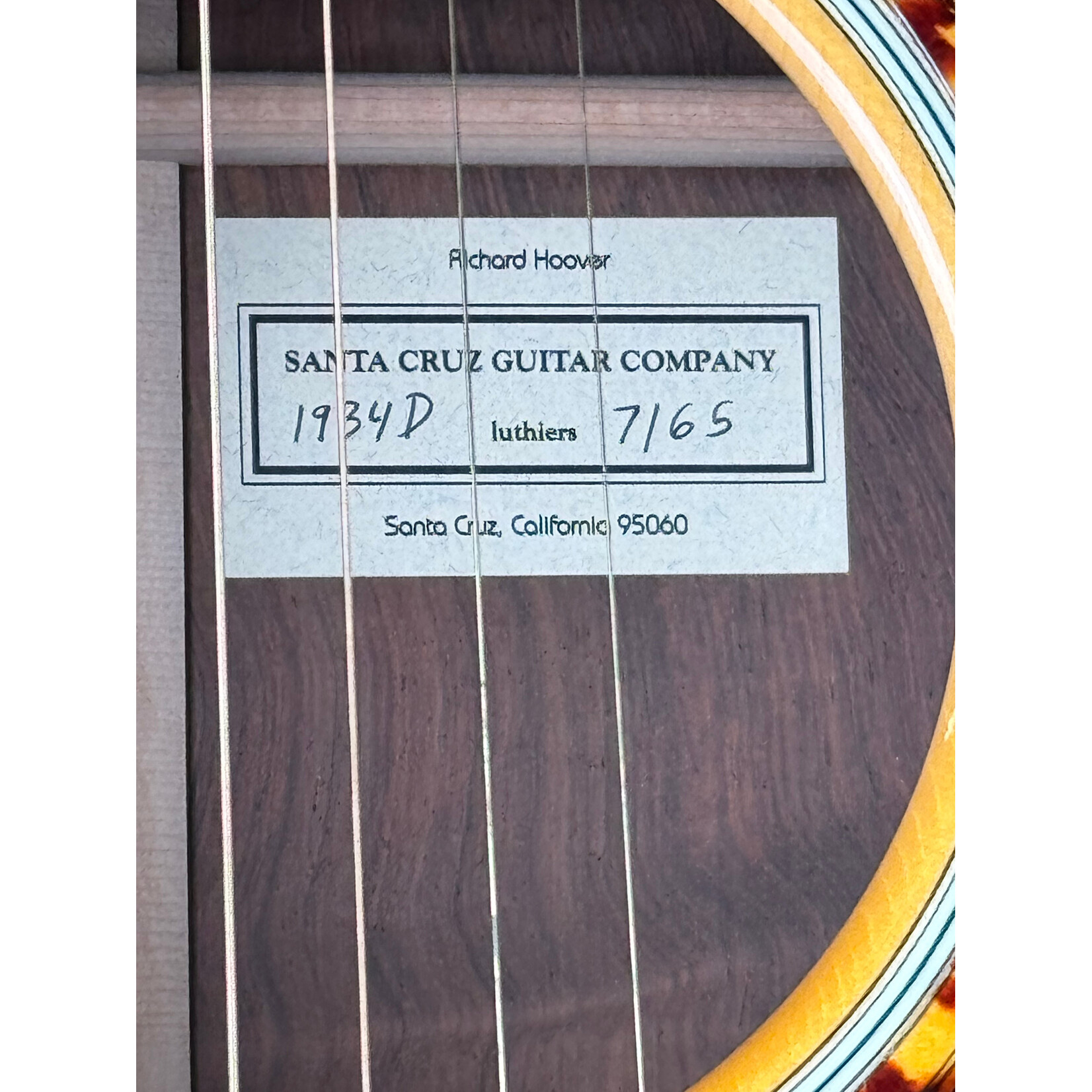 Santa Cruz 2018 Santa Cruz “1934” D Brazilian