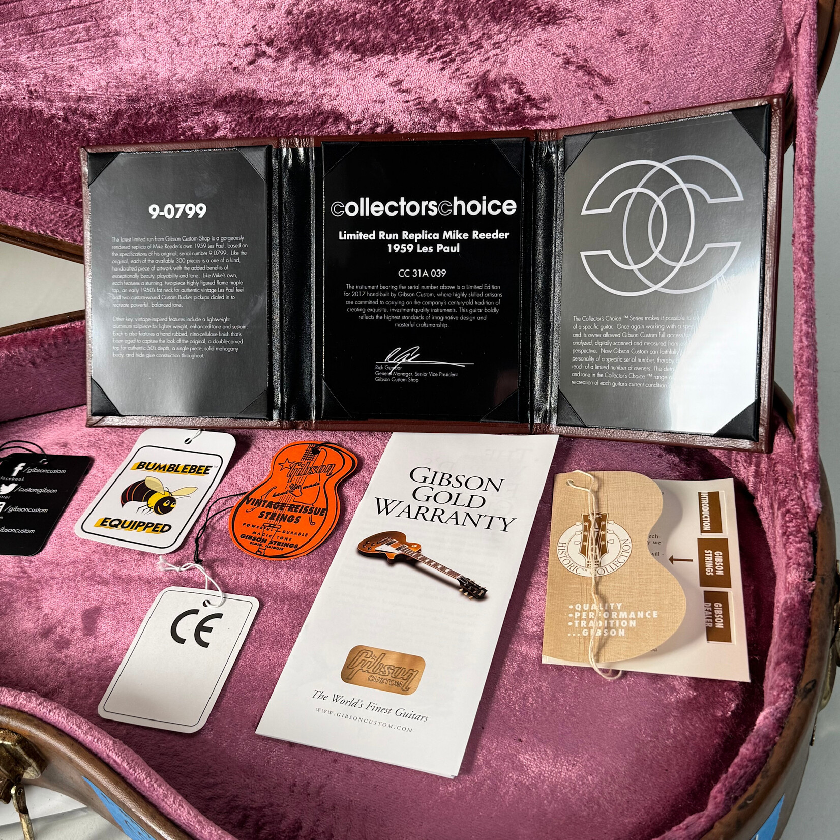 Gibson 2017 Gibson Collector’s Choice Mike Reeder 1959 Les Paul Aged CC #31A