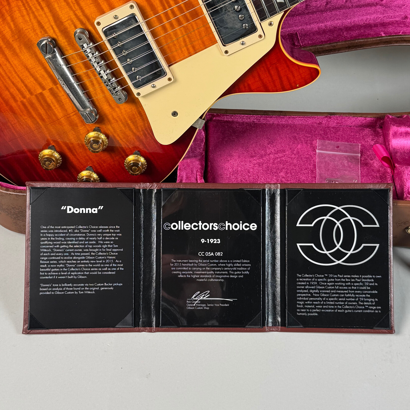 Gibson 2015 Gibson Collector’s Choice “Donna” 1959 Les Paul Aged CC #05A