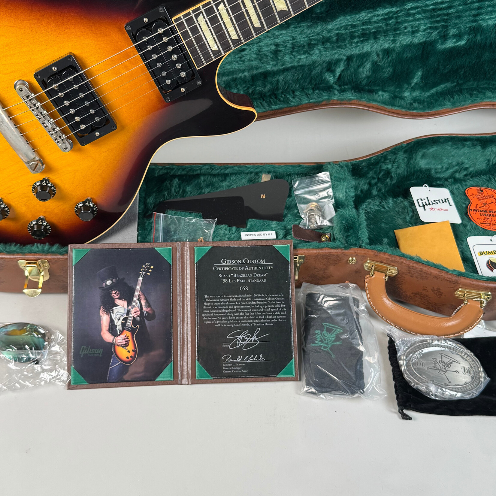 Gibson 2018 Gibson Custom Slash “Brazilian Dream” ‘58 Les Paul Standard Signed #58