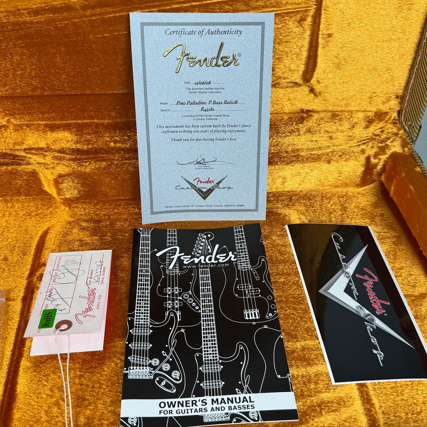 Fender 2008 Fender Pino Palladino P-Bass Precision Relic