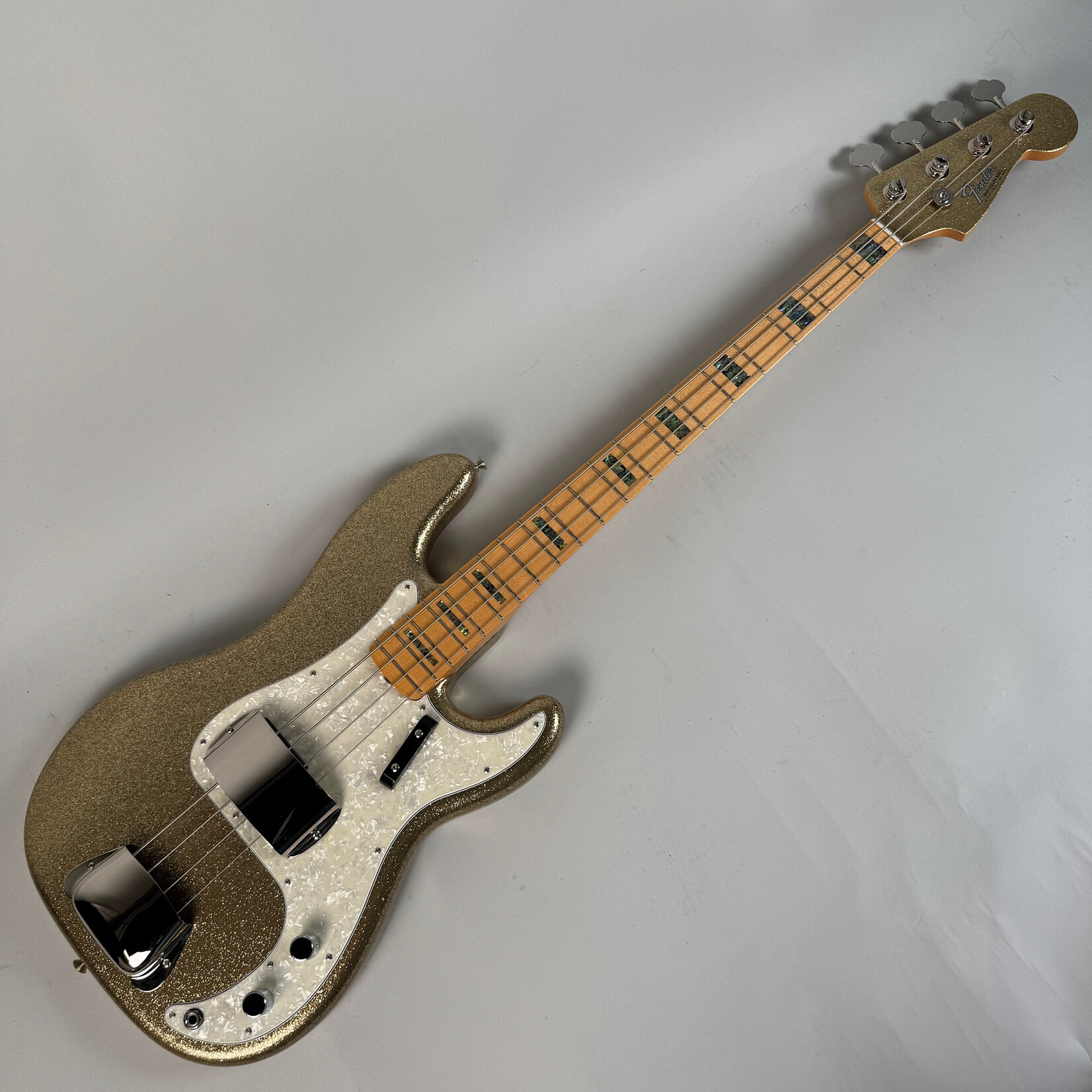 Fender 2011 Limted Adam Clayton P-Bass Precision Custom Shop Gold Sparkle