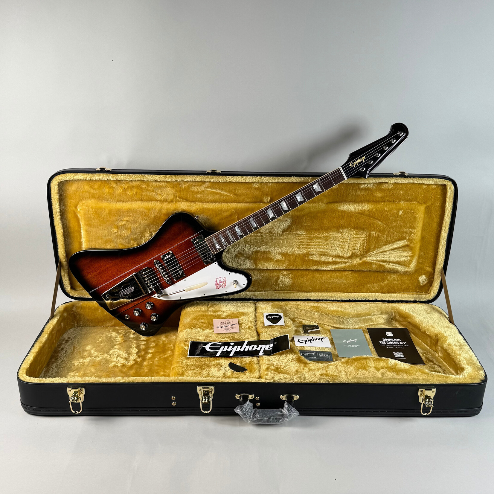 Epiphone 2023 Epiphone "Inspired By Gibson Custom" Firebird V Sunburst