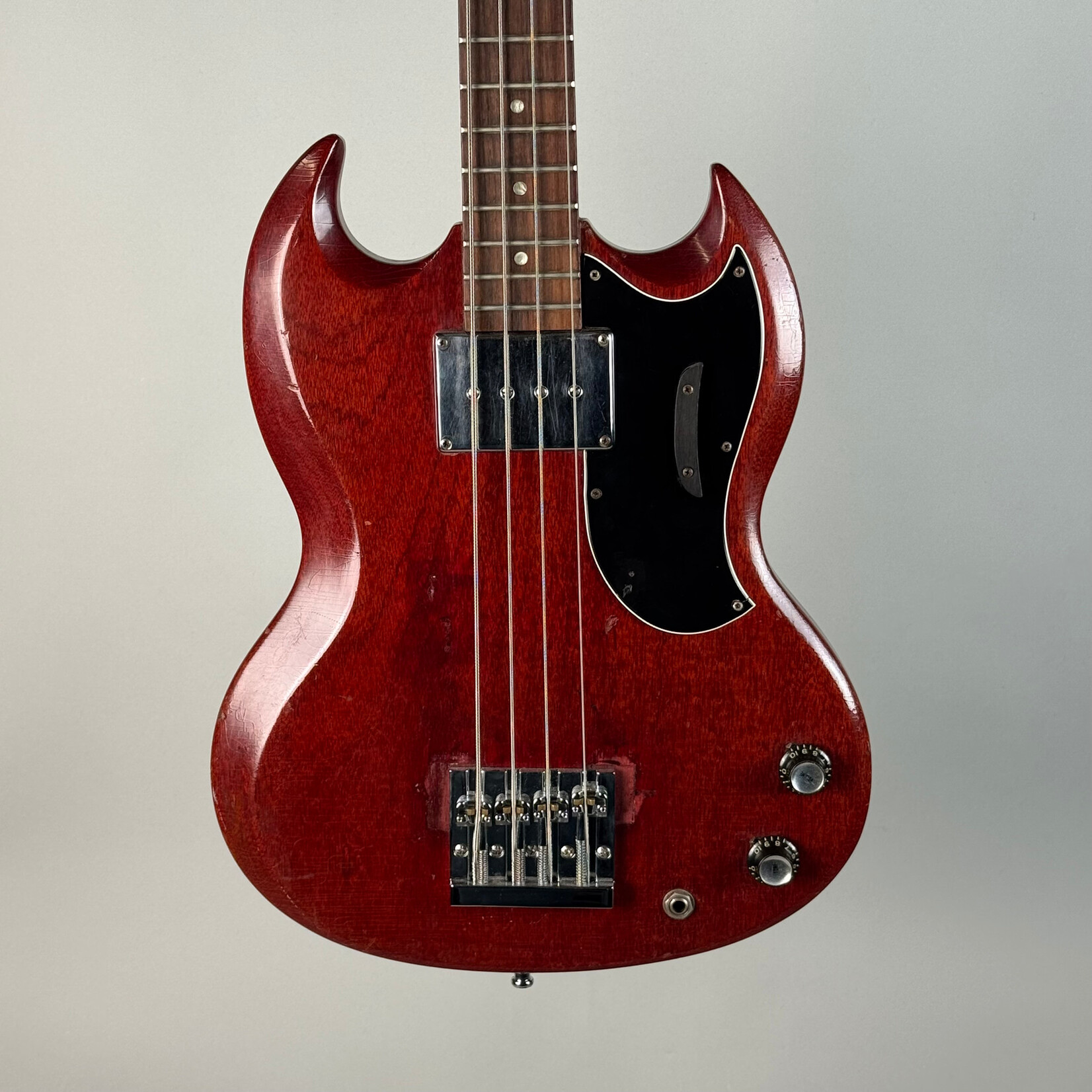 Gibson 1968 Gibson EB-0 Cherry (filled and replaced bridge)