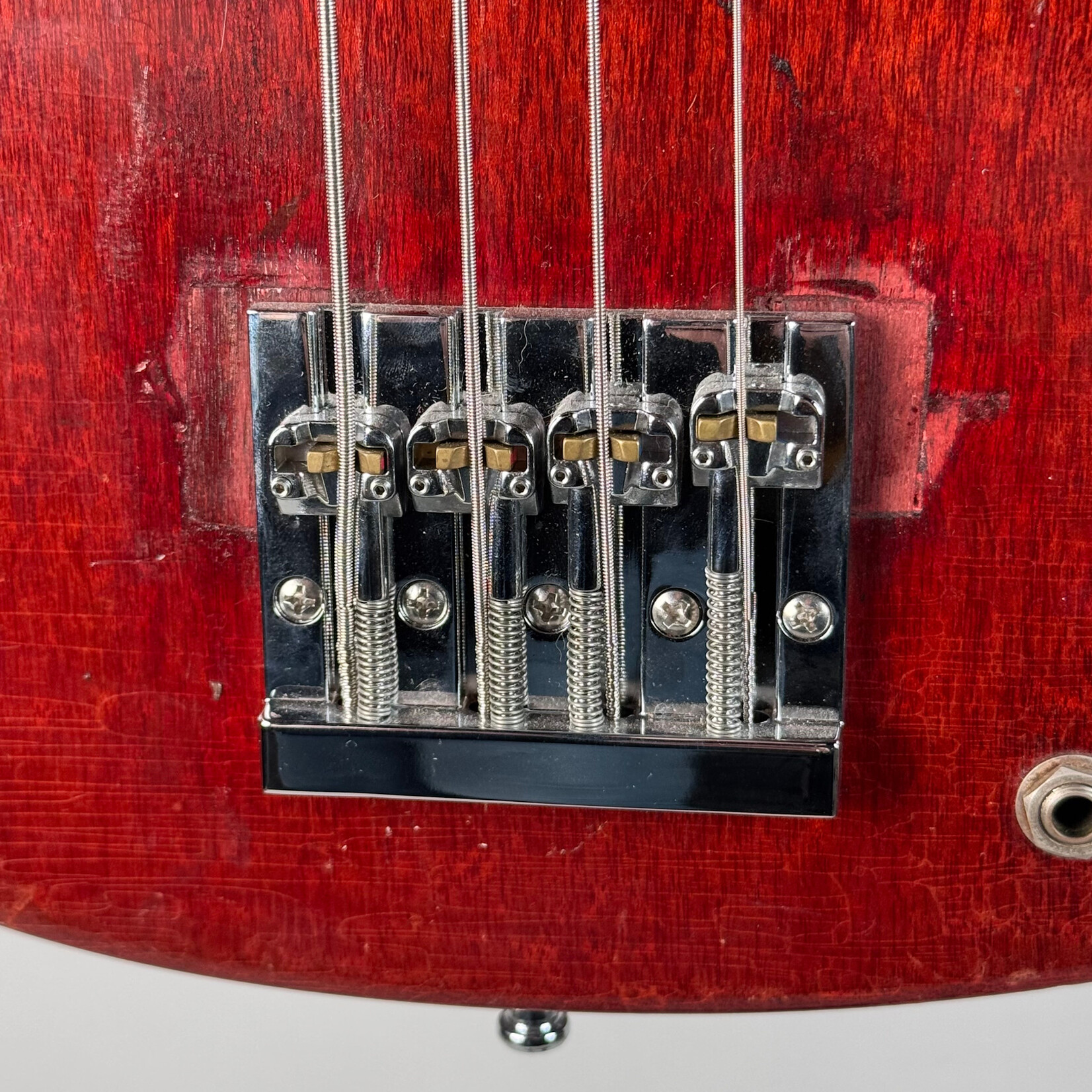 Gibson 1968 Gibson EB-0 Cherry (filled and replaced bridge)
