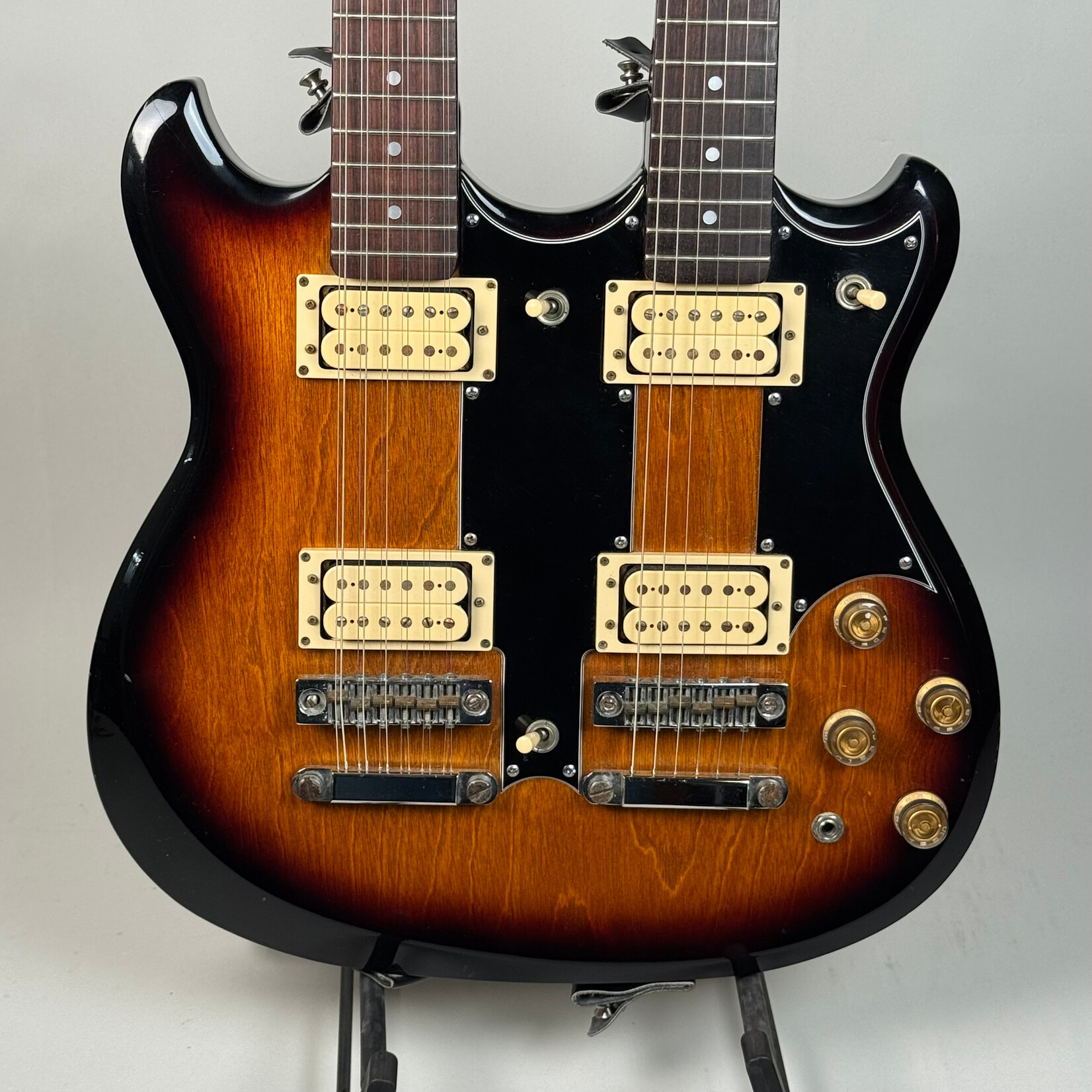 Ibanez 1981 Ibanez ST1200 Studio Doubleneck Tobacco Sunburst