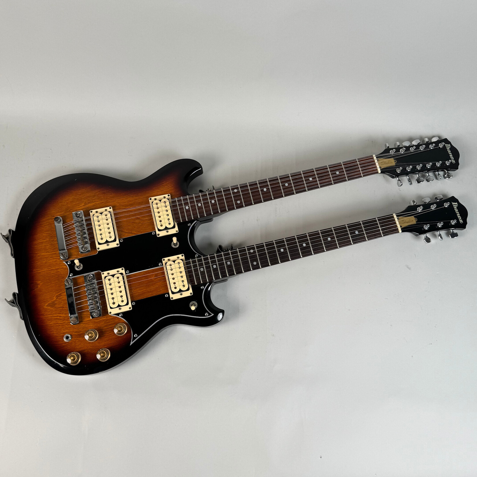 Ibanez 1981 Ibanez ST1200 Studio Doubleneck Tobacco Sunburst