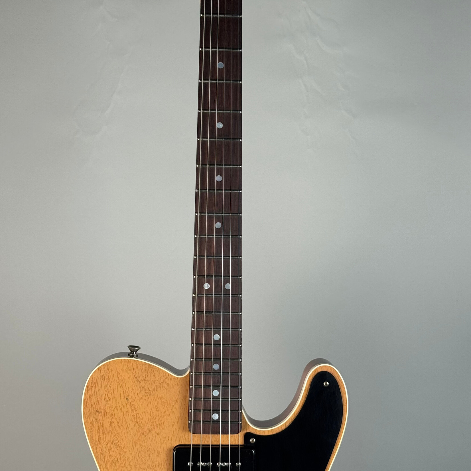 Fender 2023 Fender Custom Shop Michigan Mahogany P-90 Telecaster Thinline Aged TV Yellow