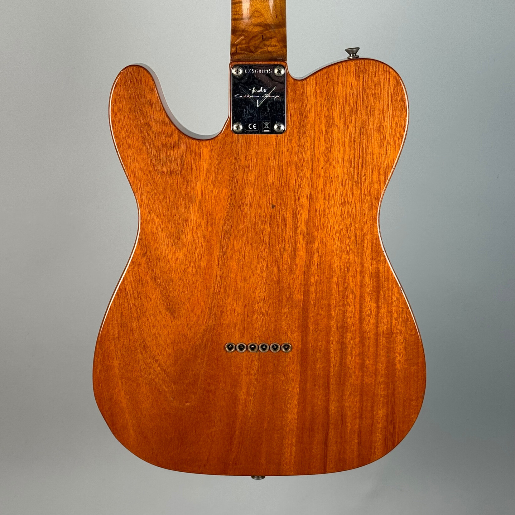 Fender 2023 Fender Custom Shop Michigan Mahogany P-90 Telecaster Thinline Aged TV Yellow