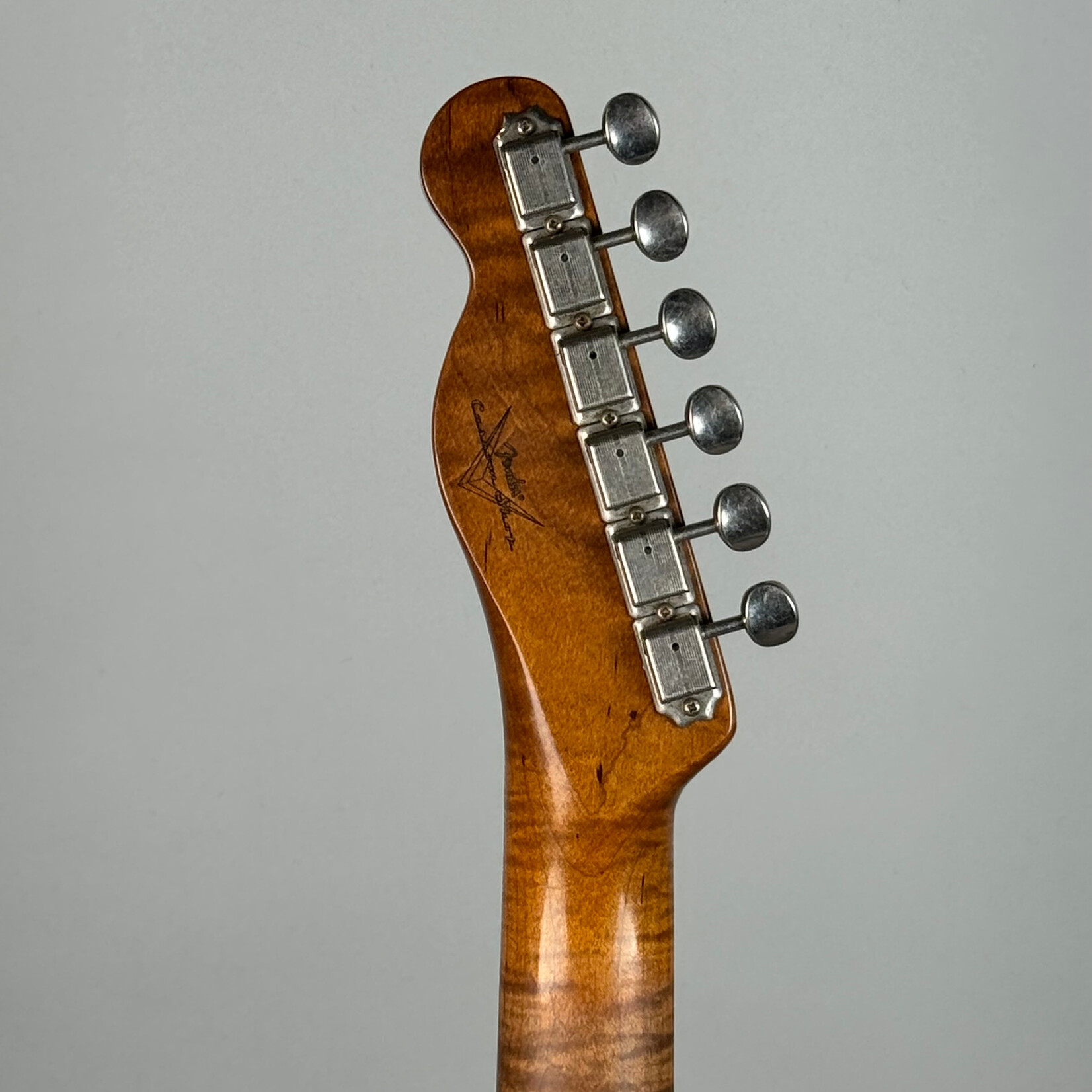 Fender 2023 Fender Custom Shop Michigan Mahogany P-90 Telecaster Thinline Aged TV Yellow