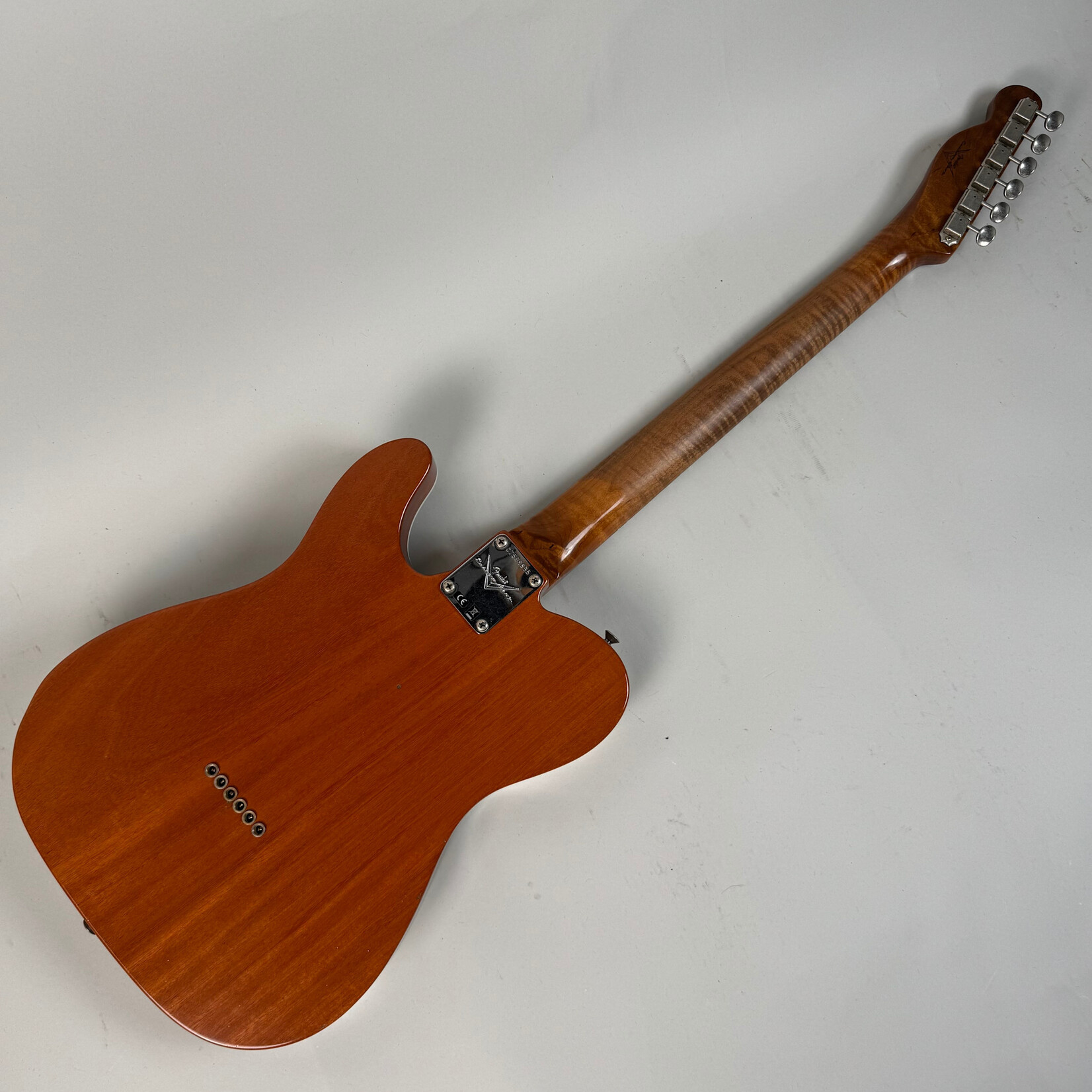 Fender 2023 Fender Custom Shop Michigan Mahogany P-90 Telecaster Thinline Aged TV Yellow