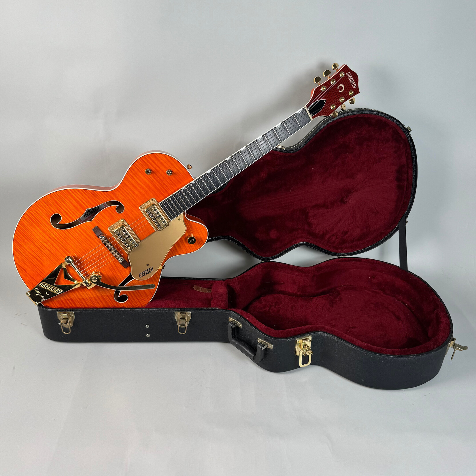 Gretsch 2003 Gretsch 6120TM Tiger Maple Orange