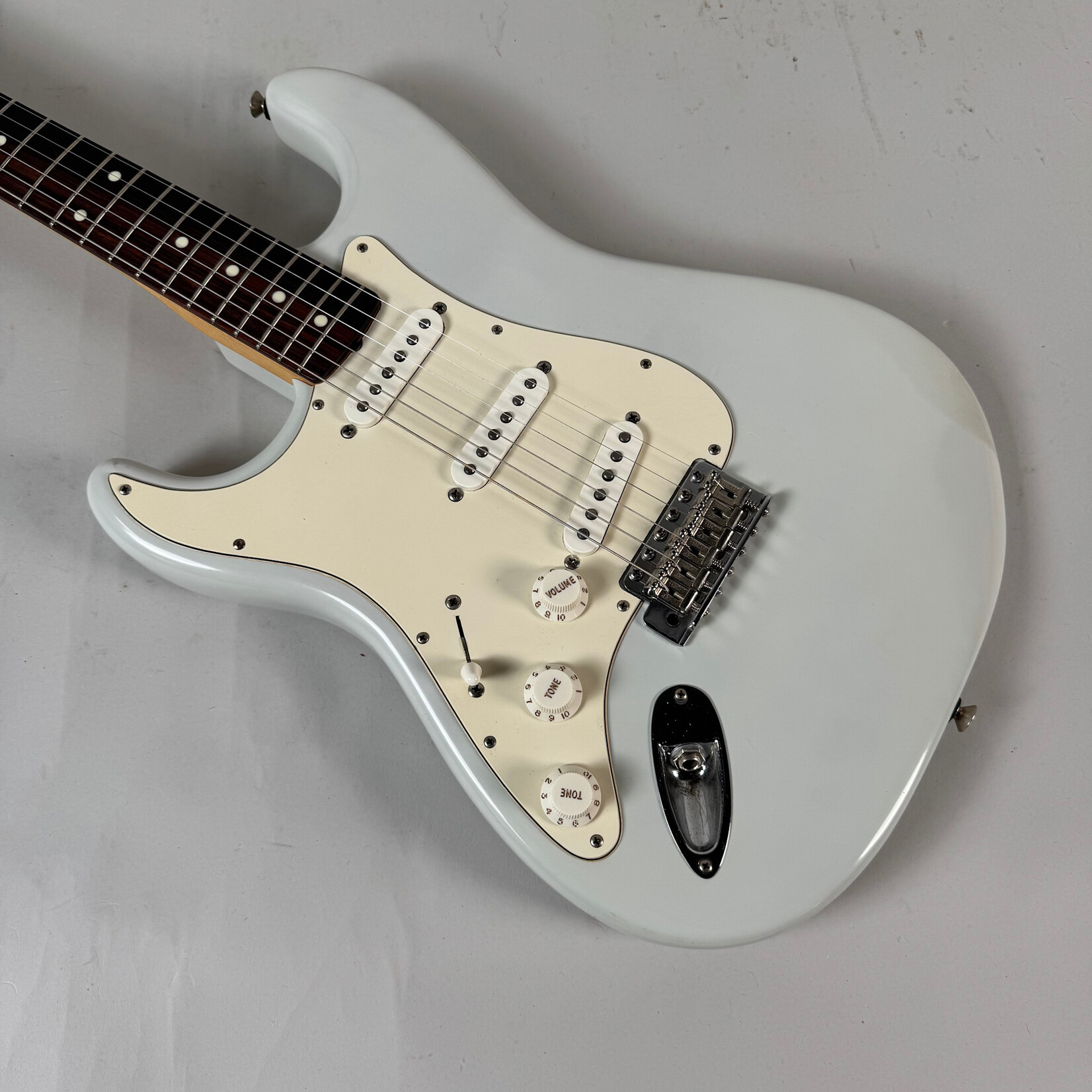 Fender Lefty Fender Stratocaster light blue MIJ Neck (new logo) MIM Body USA Pickups