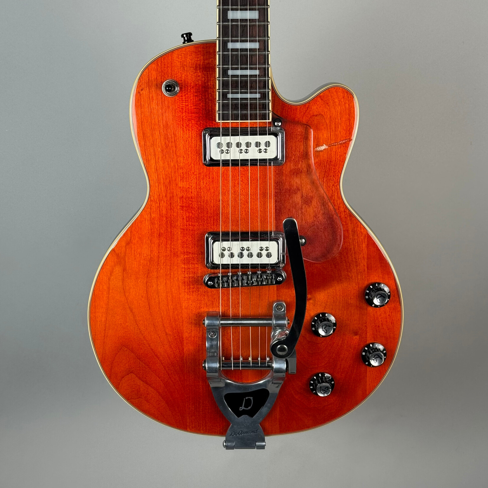 DeArmond Dearmond M-77 Orange (Changed Tuners)