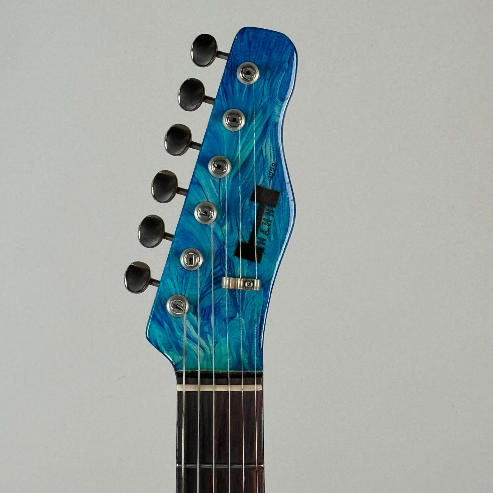 Hahn Model 1229 T-style Blue Swirl