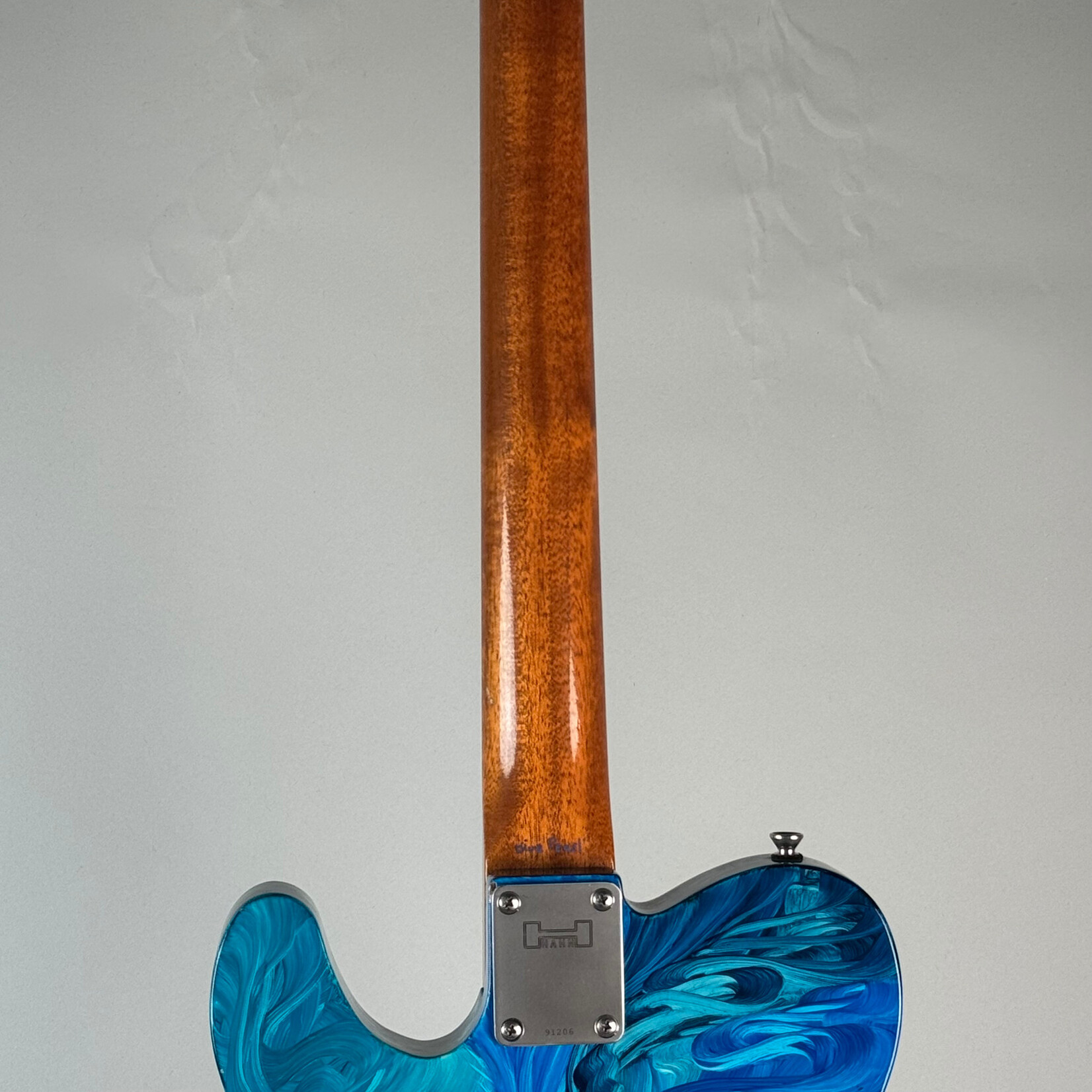 Hahn Model 1229 T-style Blue Swirl