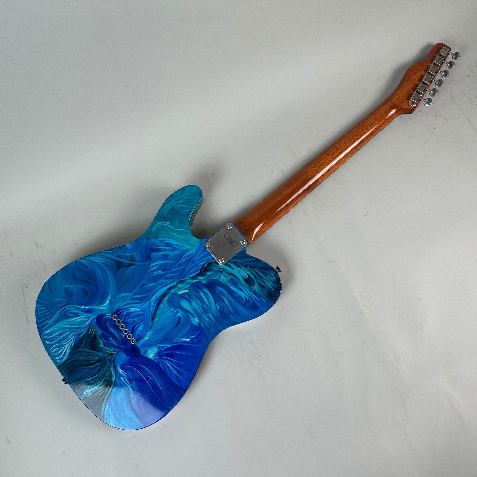 Hahn Model 1229 T-style Blue Swirl