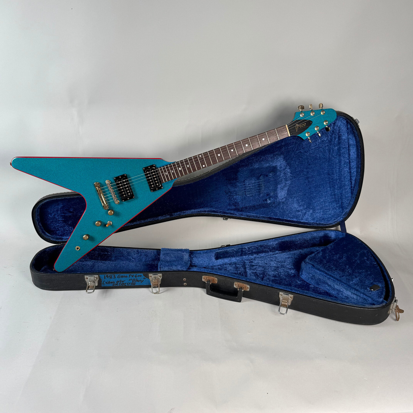 Greco 1983 Greco Custom Order FV-600 Blue Sparkle