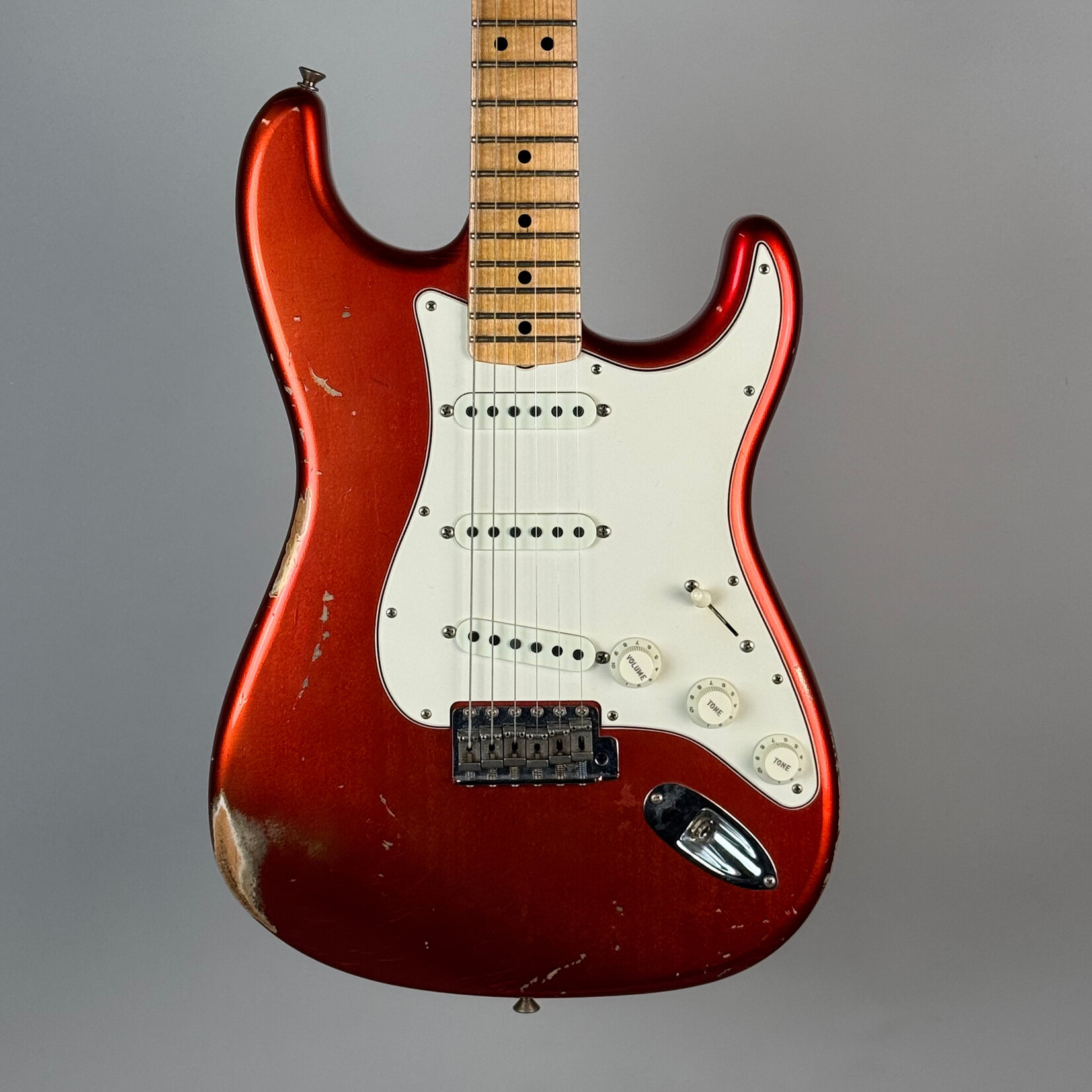 Fender 2019 Fender Custom Shop ‘68 Relic Stratocaster Faded Candy Apple Red