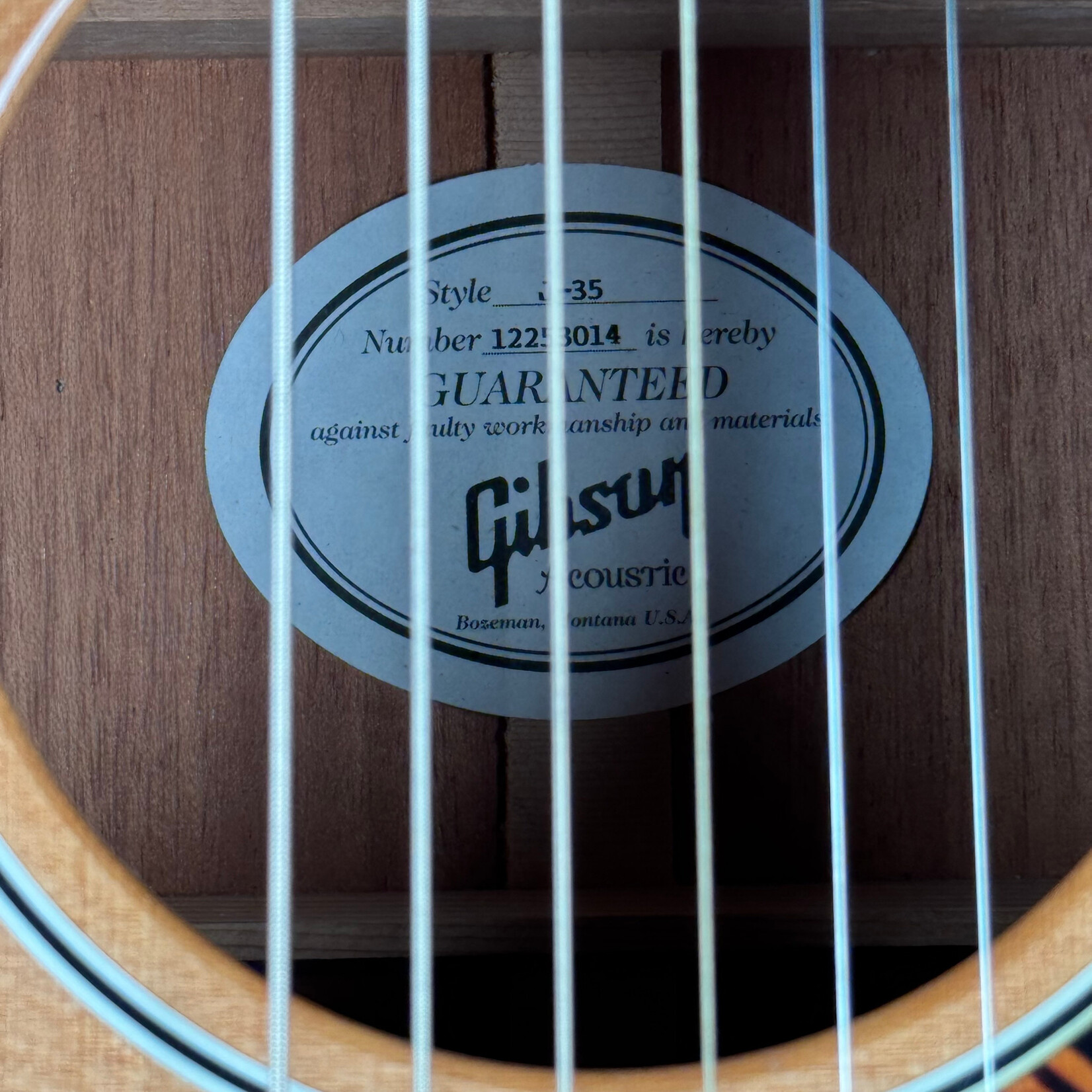 Gibson 2013 Gibson J-35
