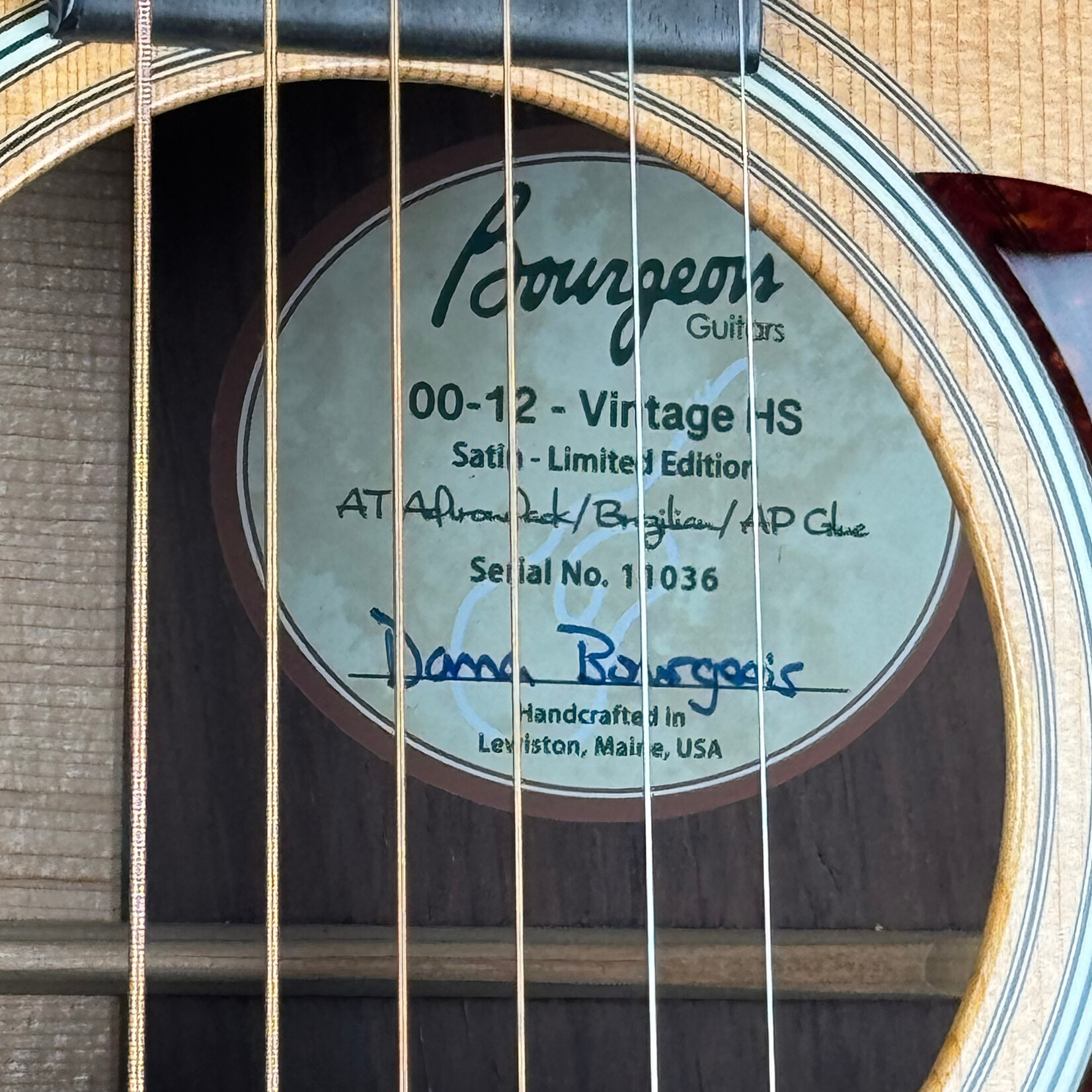 Bourgeois 2025 Bourgeois 00-12-Vintage HS Satin Limited Edition
