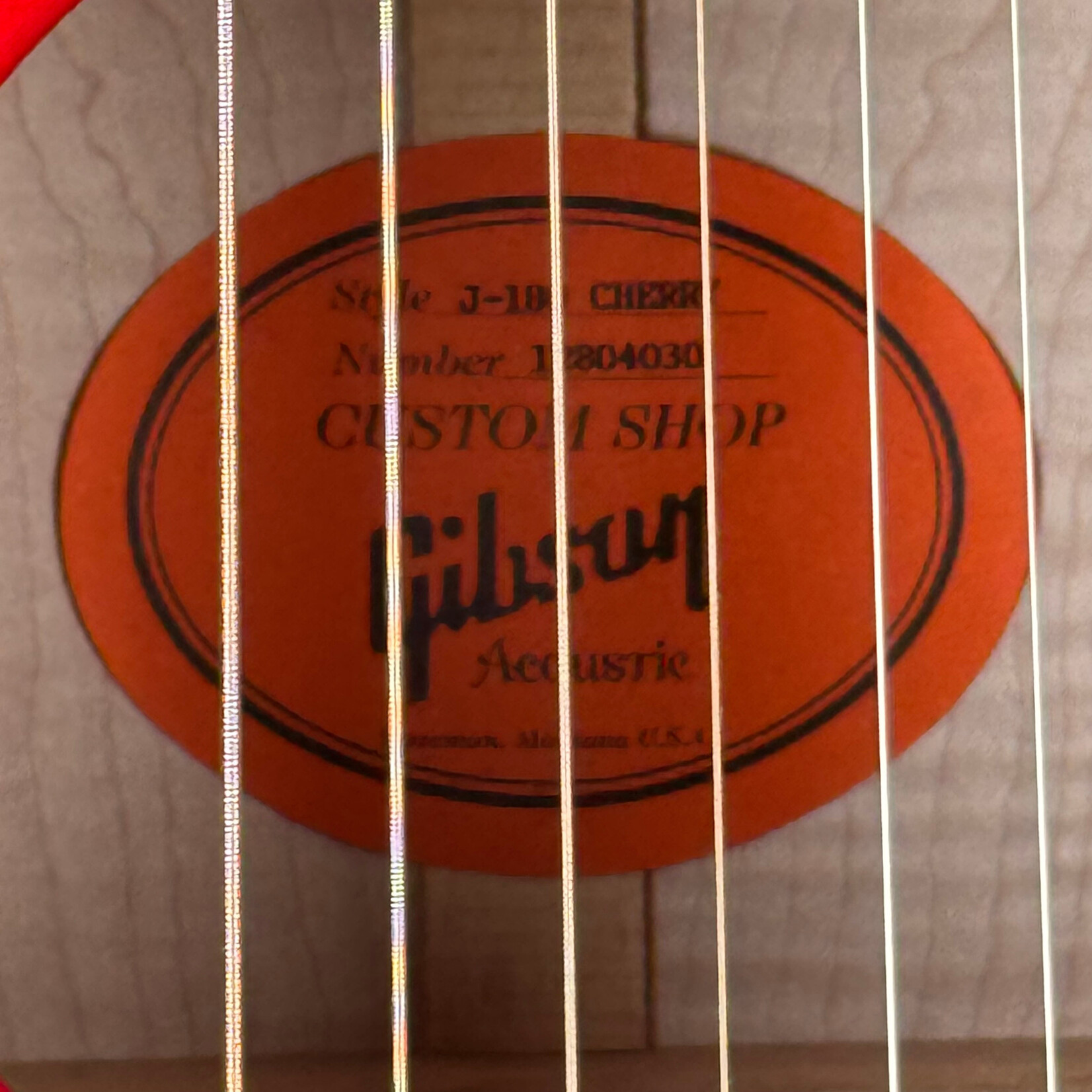 Gibson 2014 Gibson Custom Shop J-180 Cherry