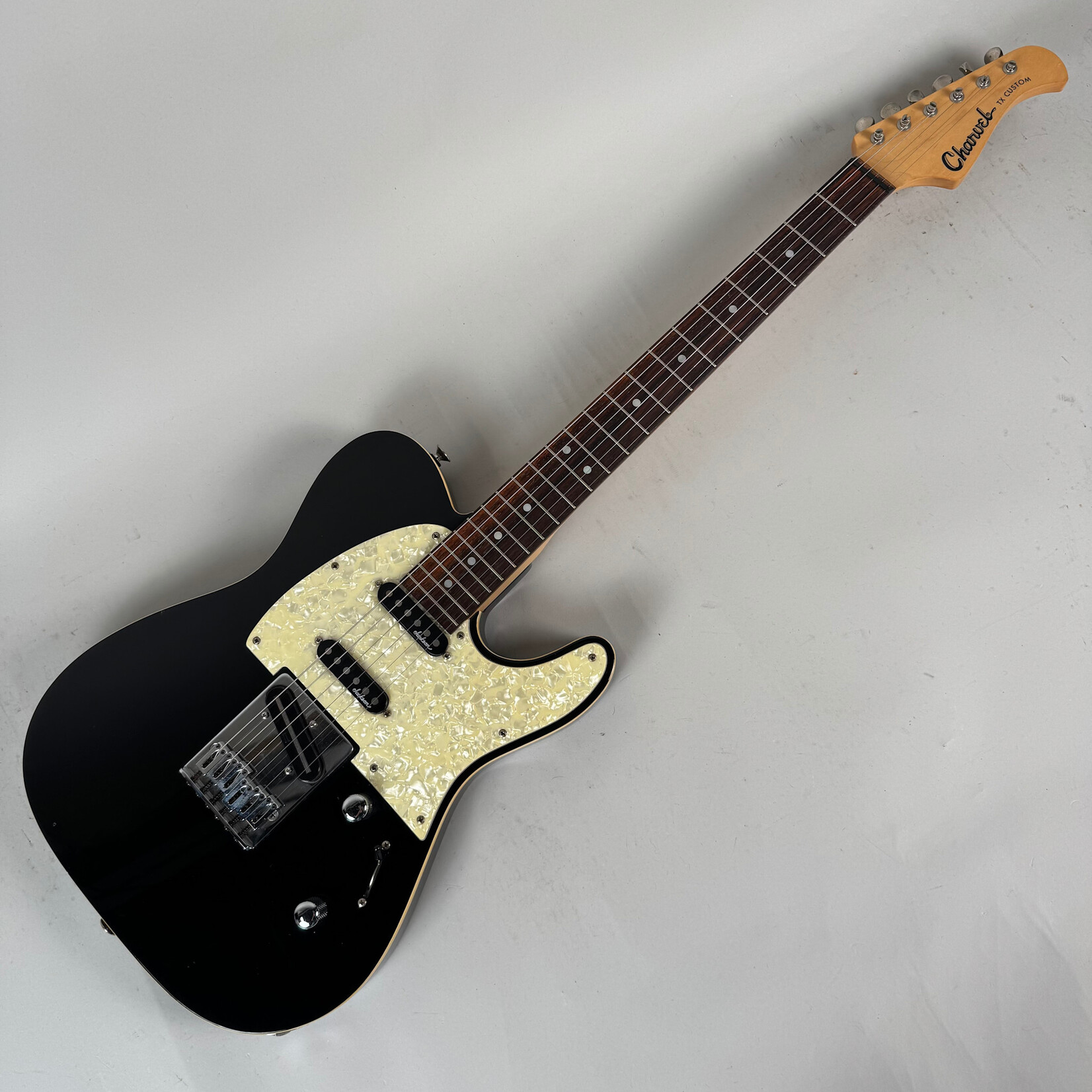 charvel 1990's Charvel TX Custom Black W/ Case (changed bridge pup)