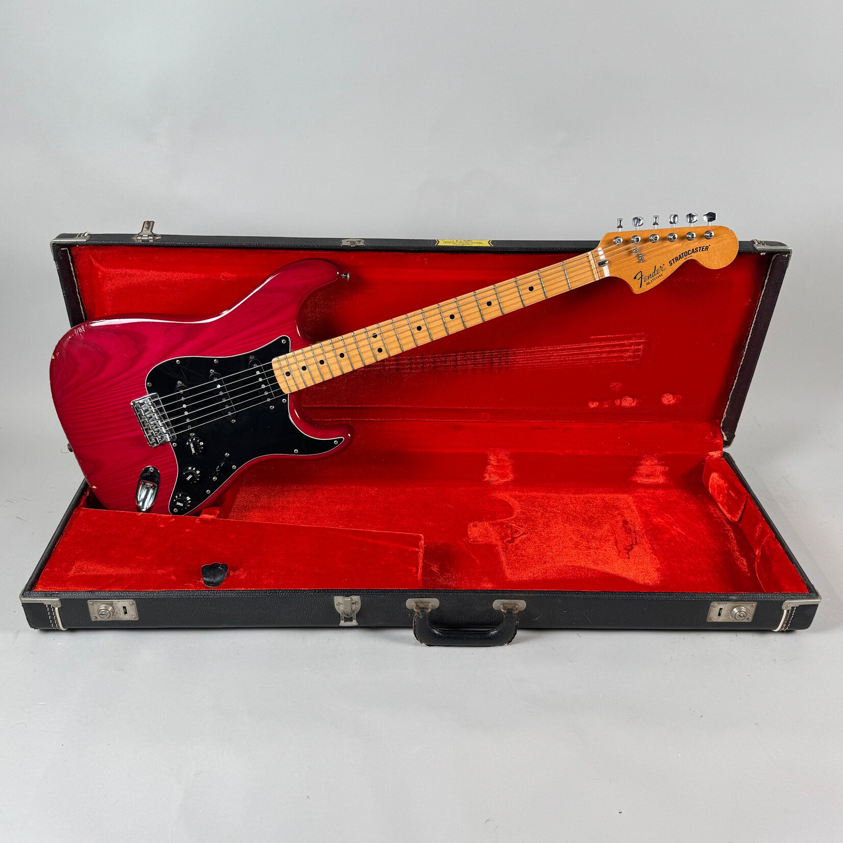 Fender 1979 Fender Stratocaster Transparent Red Hardtail