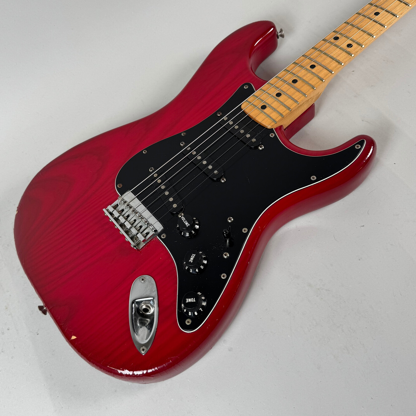 Fender 1979 Fender Stratocaster Transparent Red Hardtail