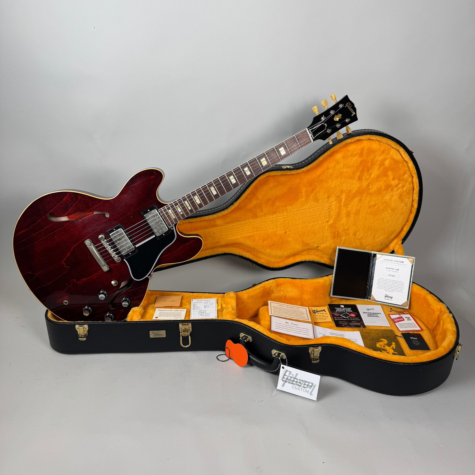 Gibson 2025 Gibson Murphy Lab '64 Reissue ES-335 Rustic Red Light Aged