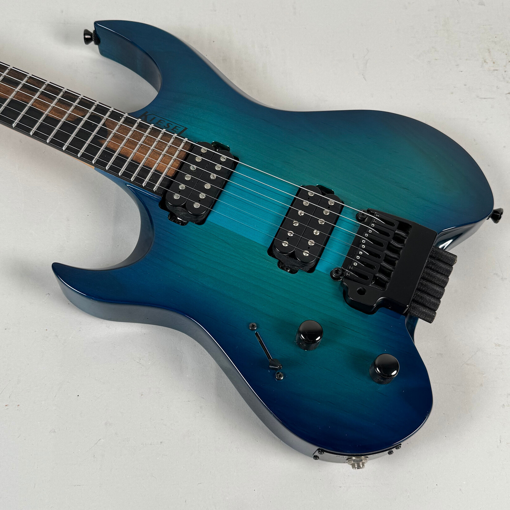 Kiesel Vader Neck Thru 6 Aquaburst Left-Handed