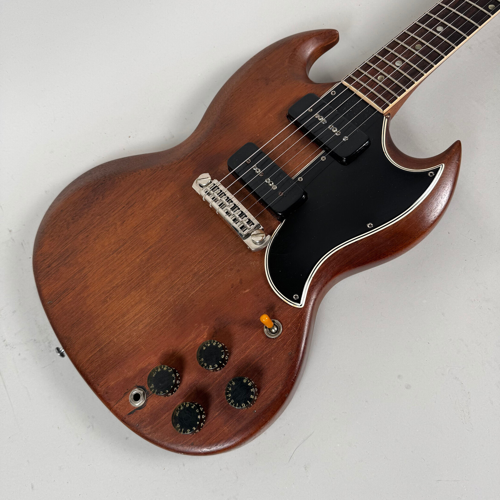 Gibson 1964 Gibson SG Special Stripped HS repair Lindy Rewinds