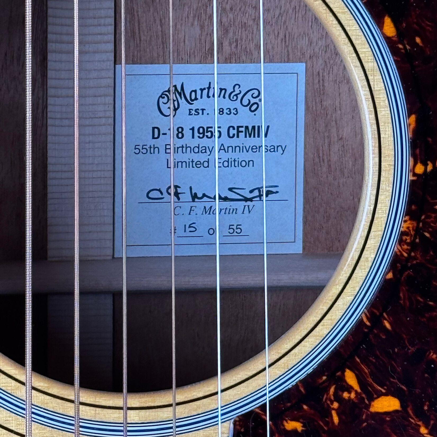 Martin 2010 Martin D-18 1955  CFMIV #15 of 55