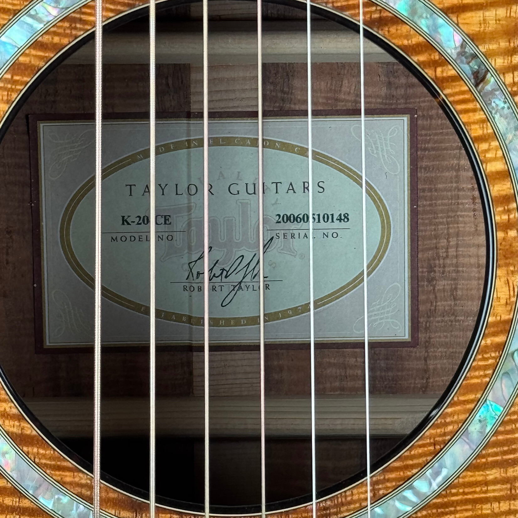 Taylor 2006 Taylor K-20-CE