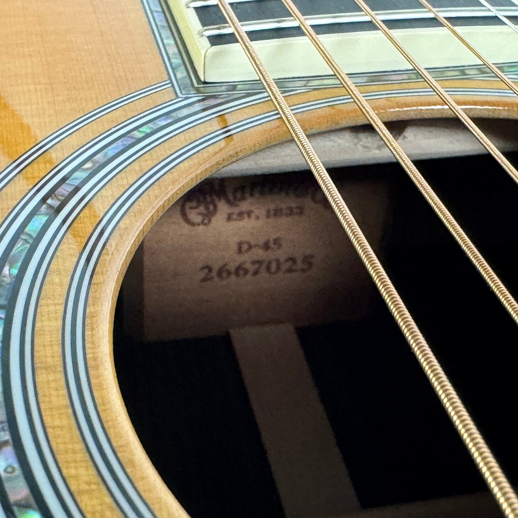 Martin 2022 Martin D-45 (tiny blem on top side)