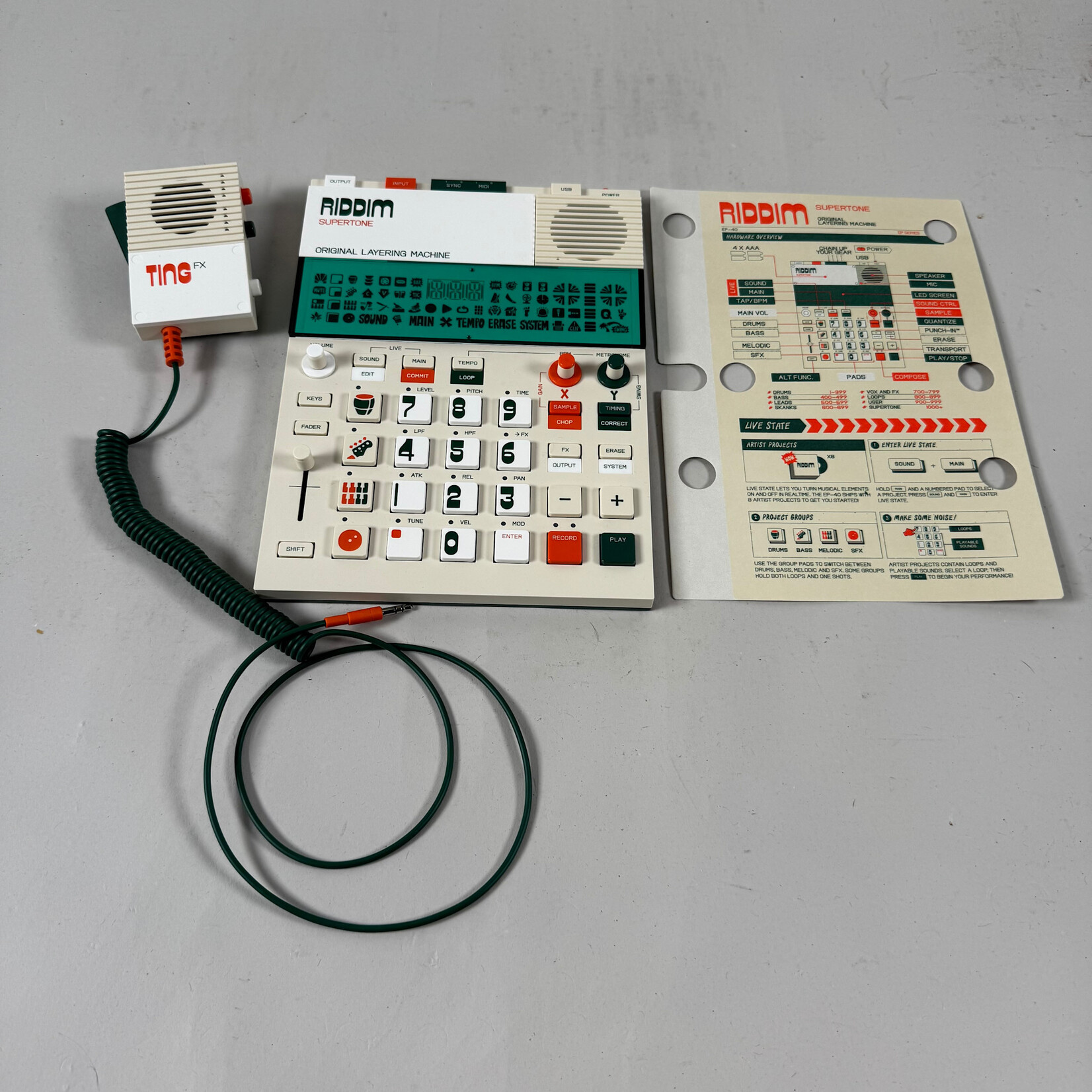 Teenage Engineering Teenage Engineering EP-40 Riddim Supertone W/ Ting Mic