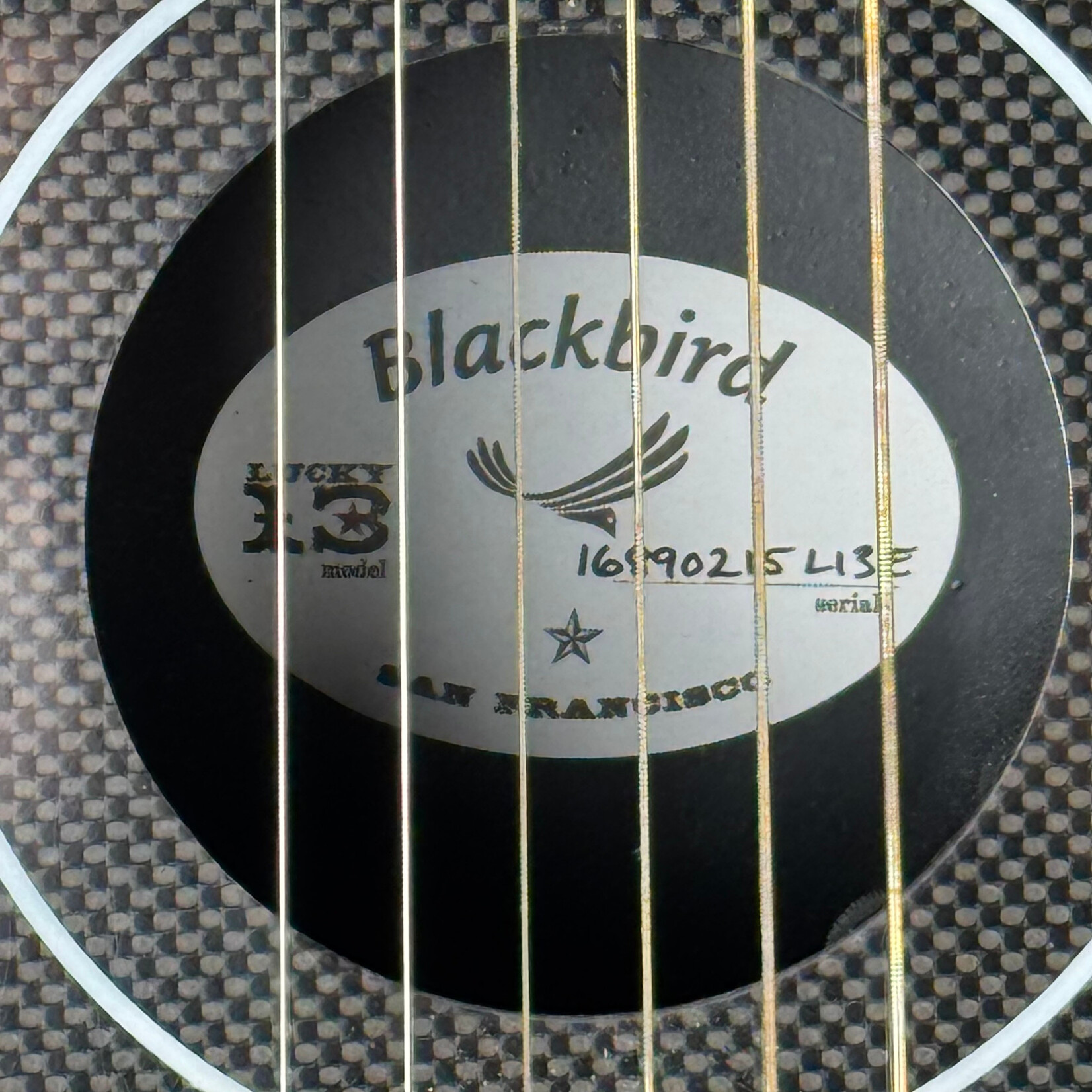 Blackbird Blackbird Lucky 13 Carbon Fiber Guitar Lefty