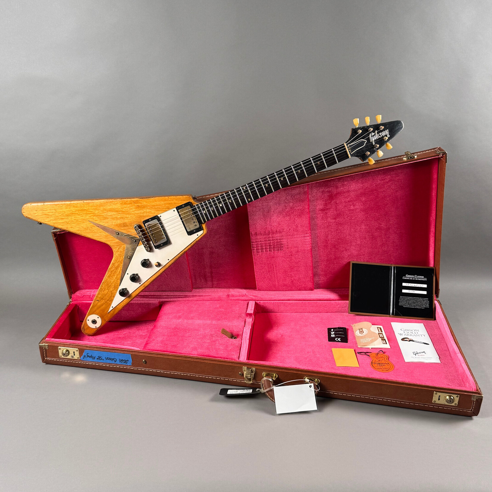 Gibson 2021 Gibson Korina Flying V Aged by Danocaster