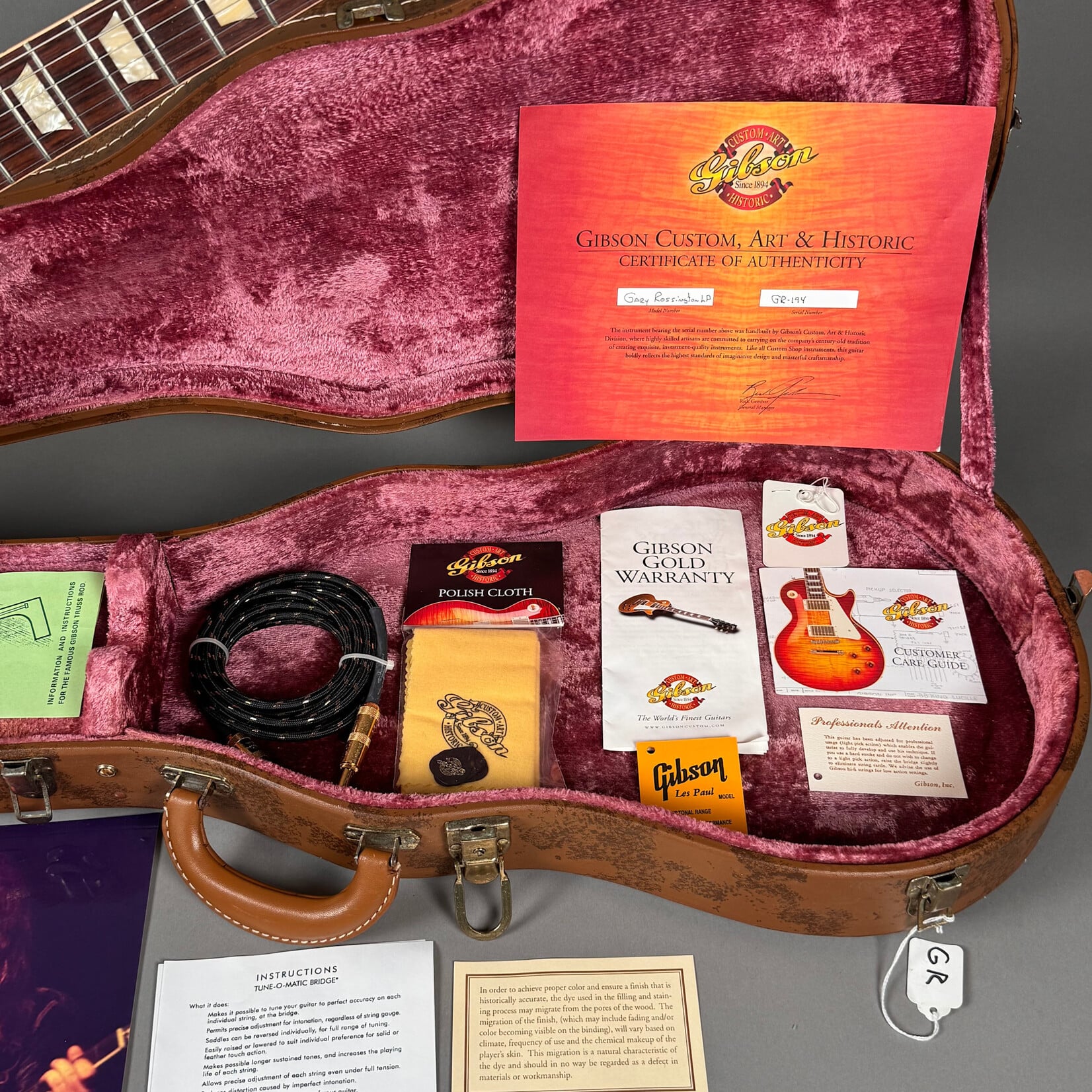 Gibson 2002 Gibson Gary Rossington Signature Les Paul Murphy Aged