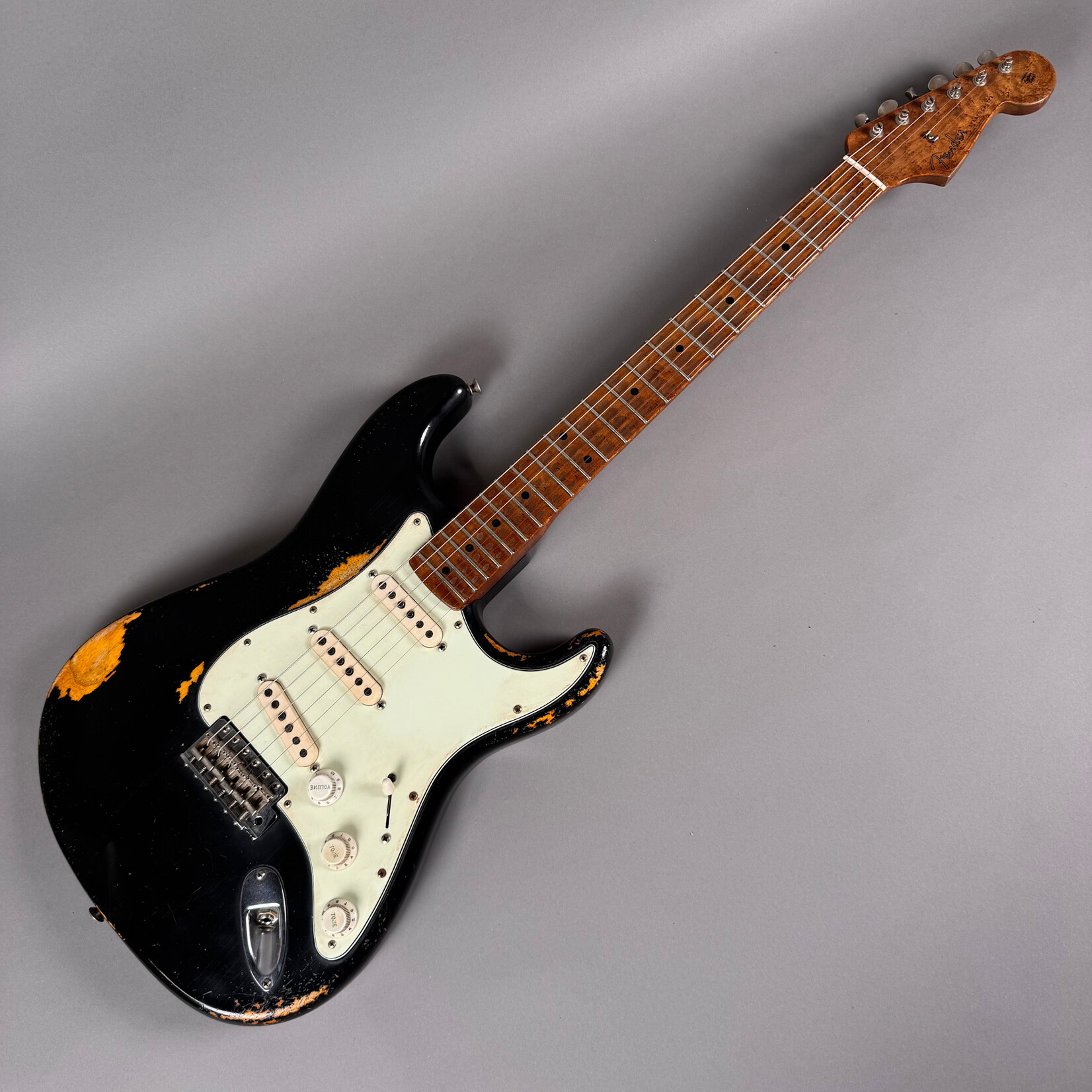 Fender 2025 Fender Andy Hicks Masterbuilt 50's Stratocaster Heavy Relic Black Over Sunburst
