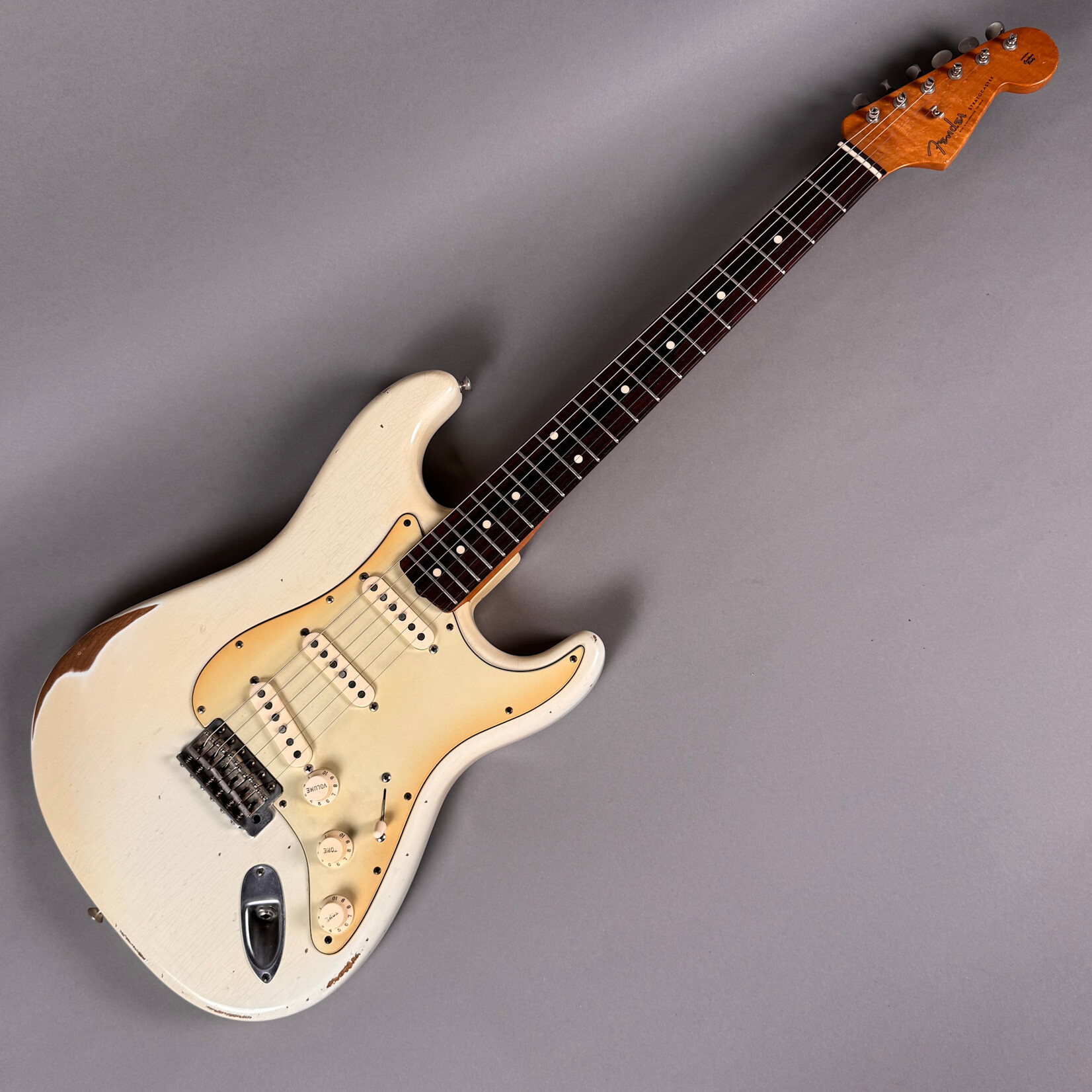 Fender 2008 Fender Roadworn Stratocaster Oly White Tex. Special Pups