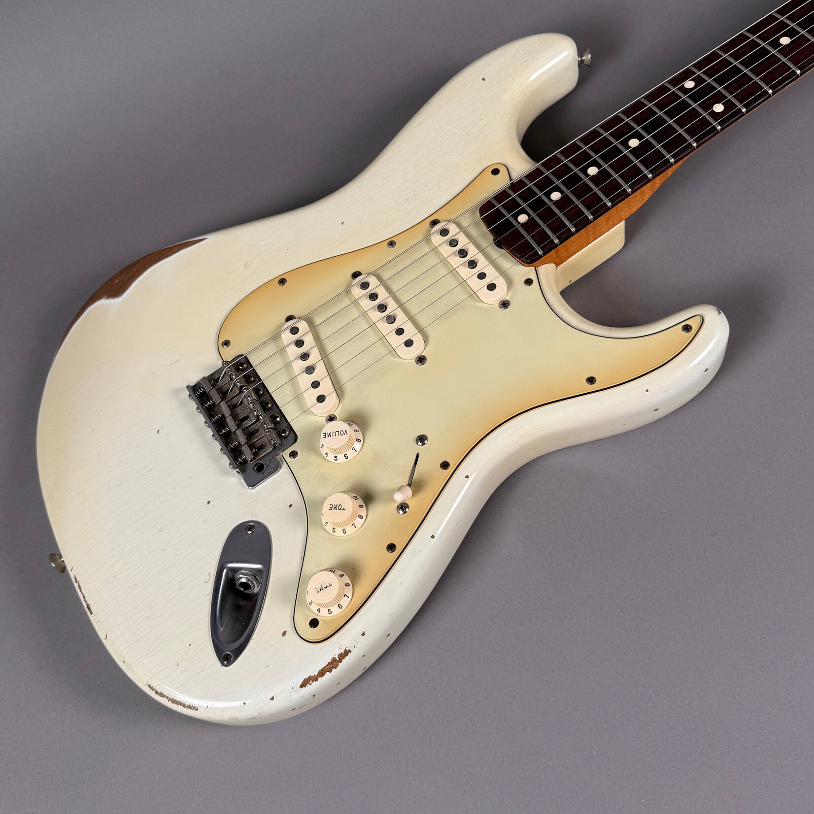 Fender 2008 Fender Roadworn Stratocaster Oly White Tex. Special Pups